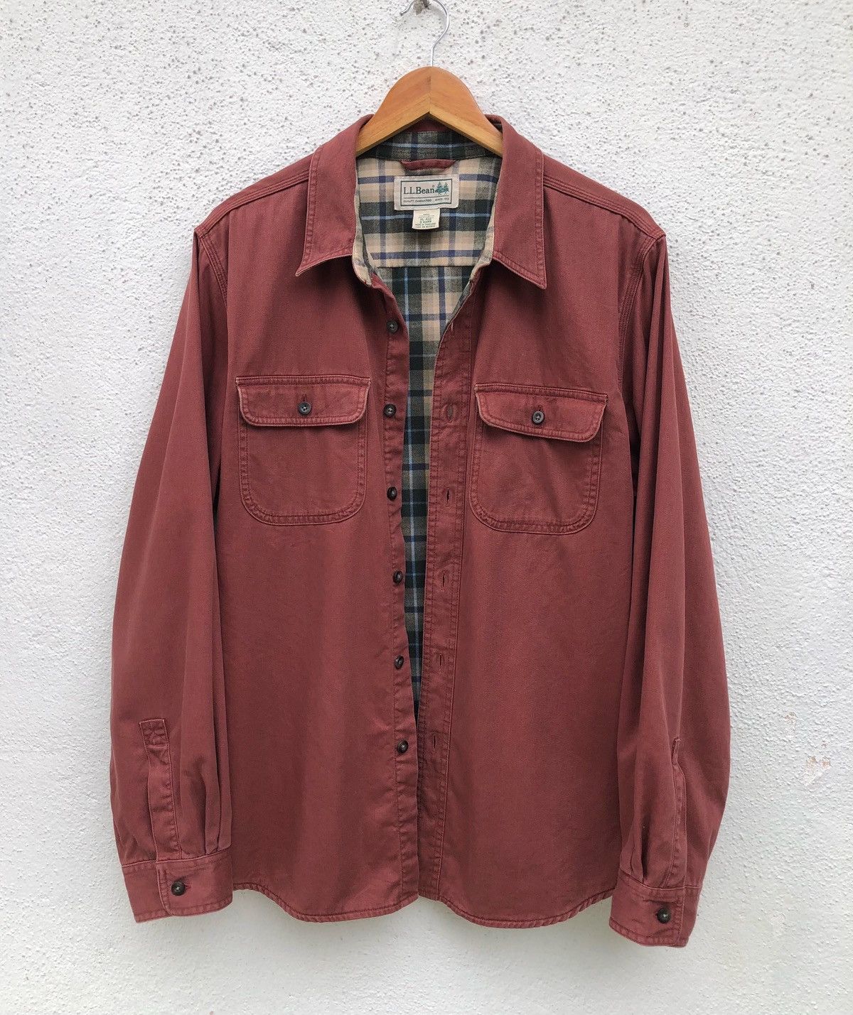 L.L. Bean VTG L.L. Bean Long Sleeve Casual Button-Down Shirts Jacket Size US XL / EU 56 / 4 - 2 Thumbnail