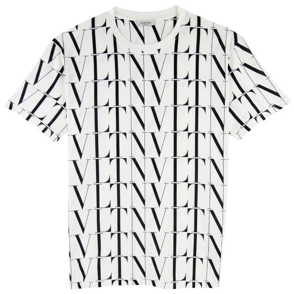Valentino Valentino VLTN White Logo T Shirt Size US L / EU 52-54 / 3 - 2 Thumbnail