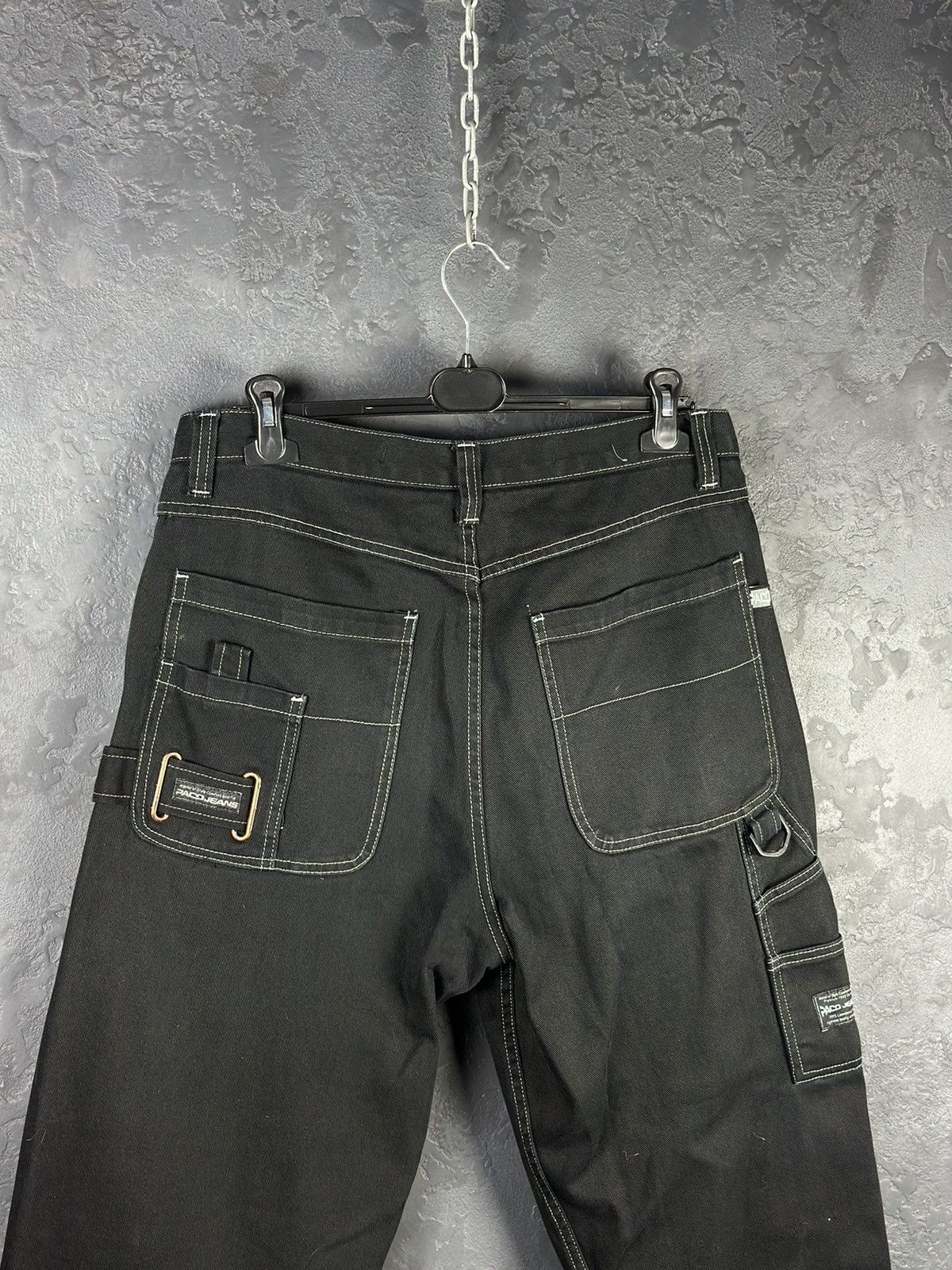 JNCO × Japanese Brand × Vintage Vintage Y2K Paco Baggy Wide Leg Jnco Style Cargo Jeans Size US 34 / EU 50 - 4 Thumbnail