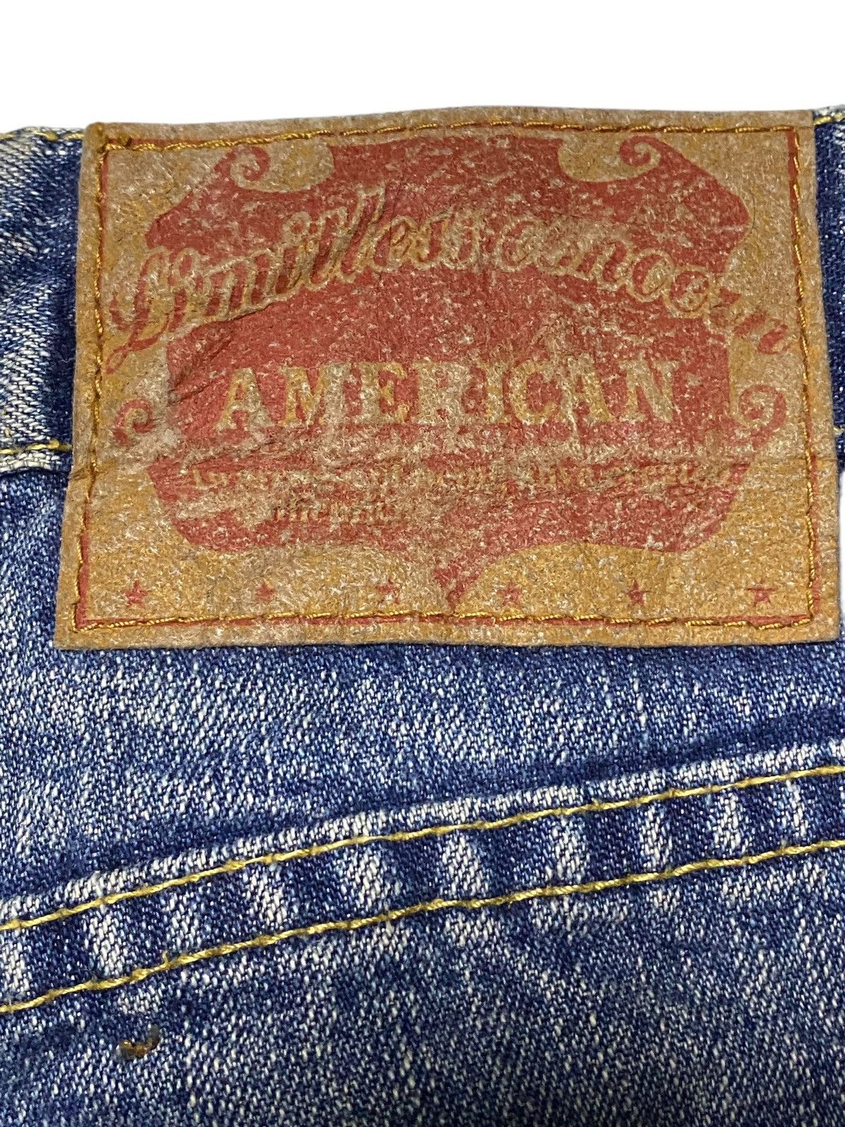 Japanese Brand Vintage Japanese Brand Amore Puro Blue Wash Distressed Jeans Size US 32 / EU 48 - 13 Thumbnail