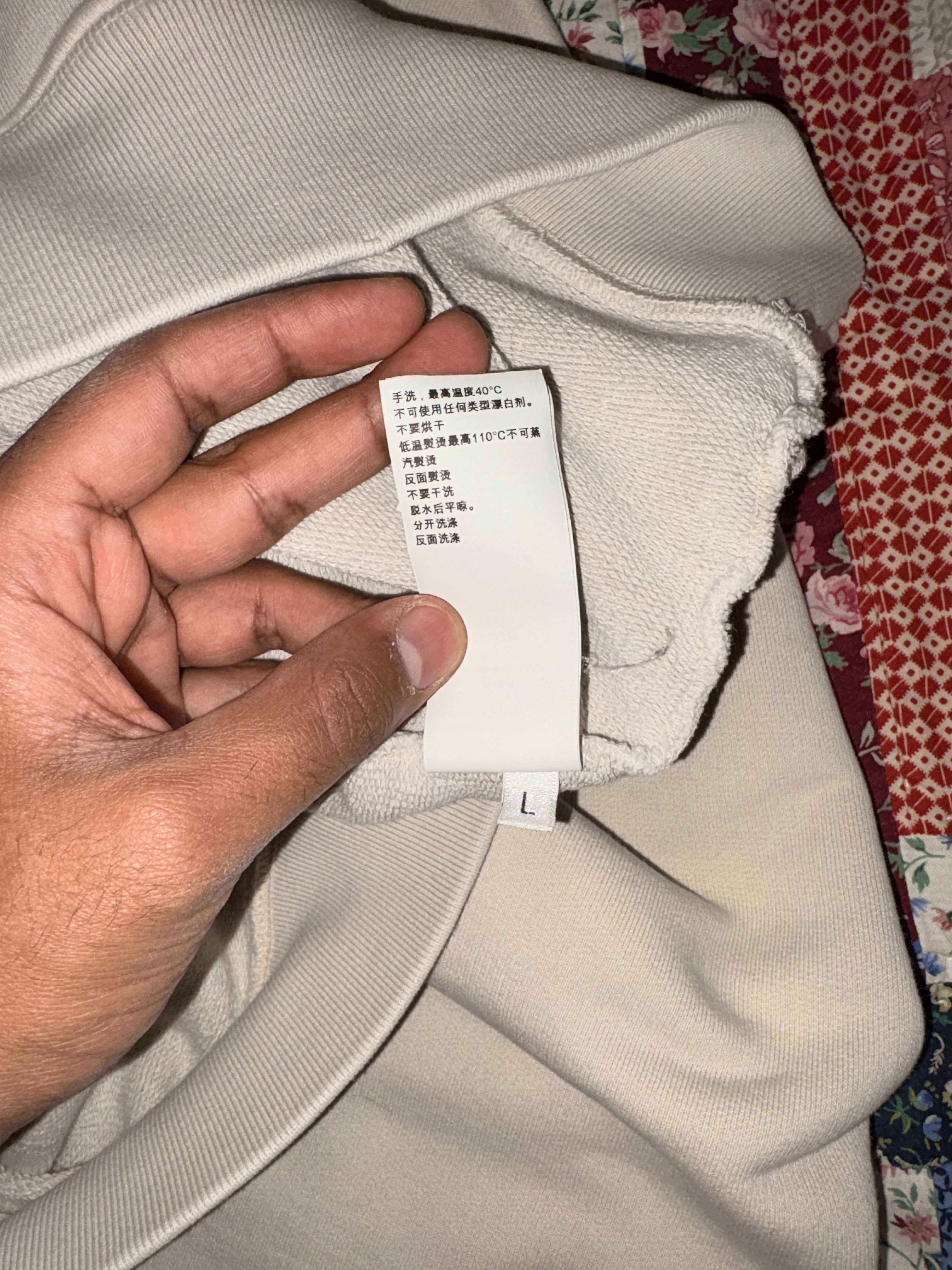 Yeezy Yeezy Season 5 "Chalk" Eagle Hoodie Size US L / EU 52-54 / 3 - 7 Thumbnail