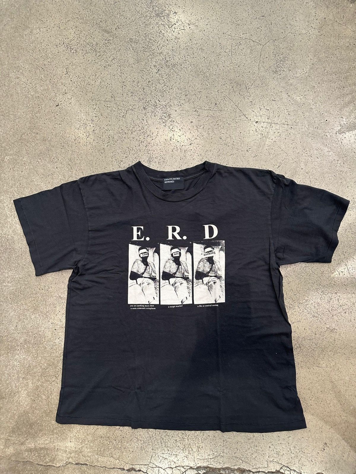 Enfants Riches Deprimes ERD SS25 Reflection Faded Black T-Shirt-yf