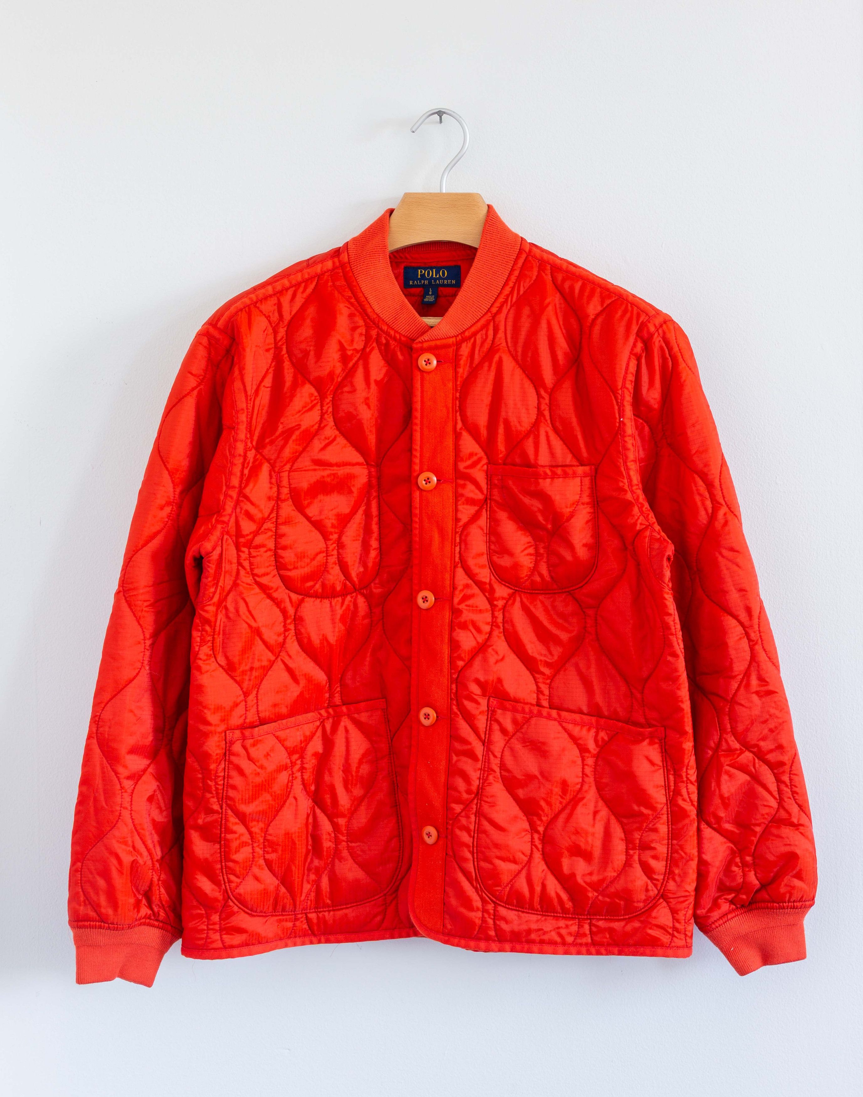 Polo Ralph Lauren Men's Orange Onion Quilt Liner Jacket