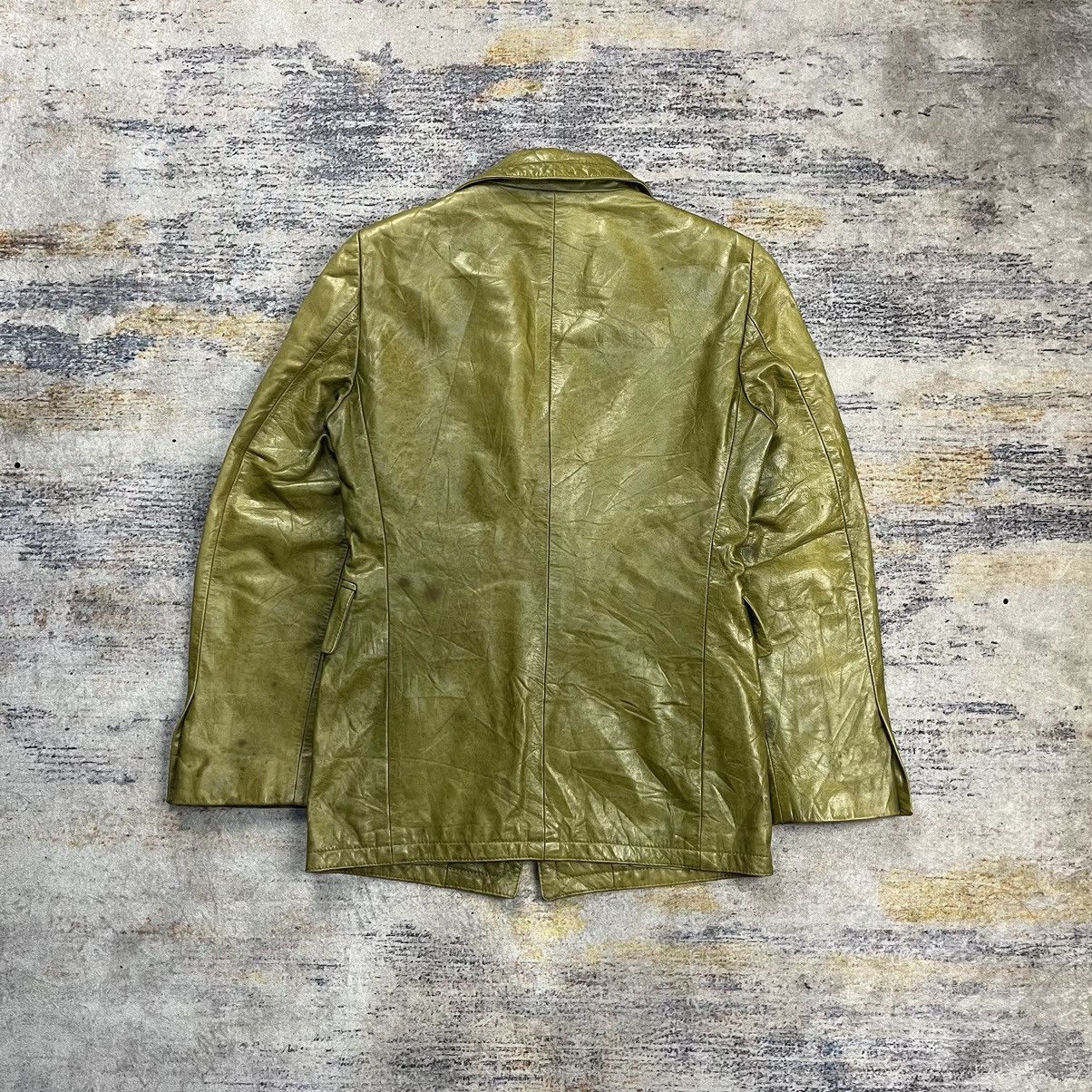 Dirk Bikkembergs × Vintage Vintage Dirk Bikkembergs Blazer leather Size US M / EU 48-50 / 2 - 2 Thumbnail