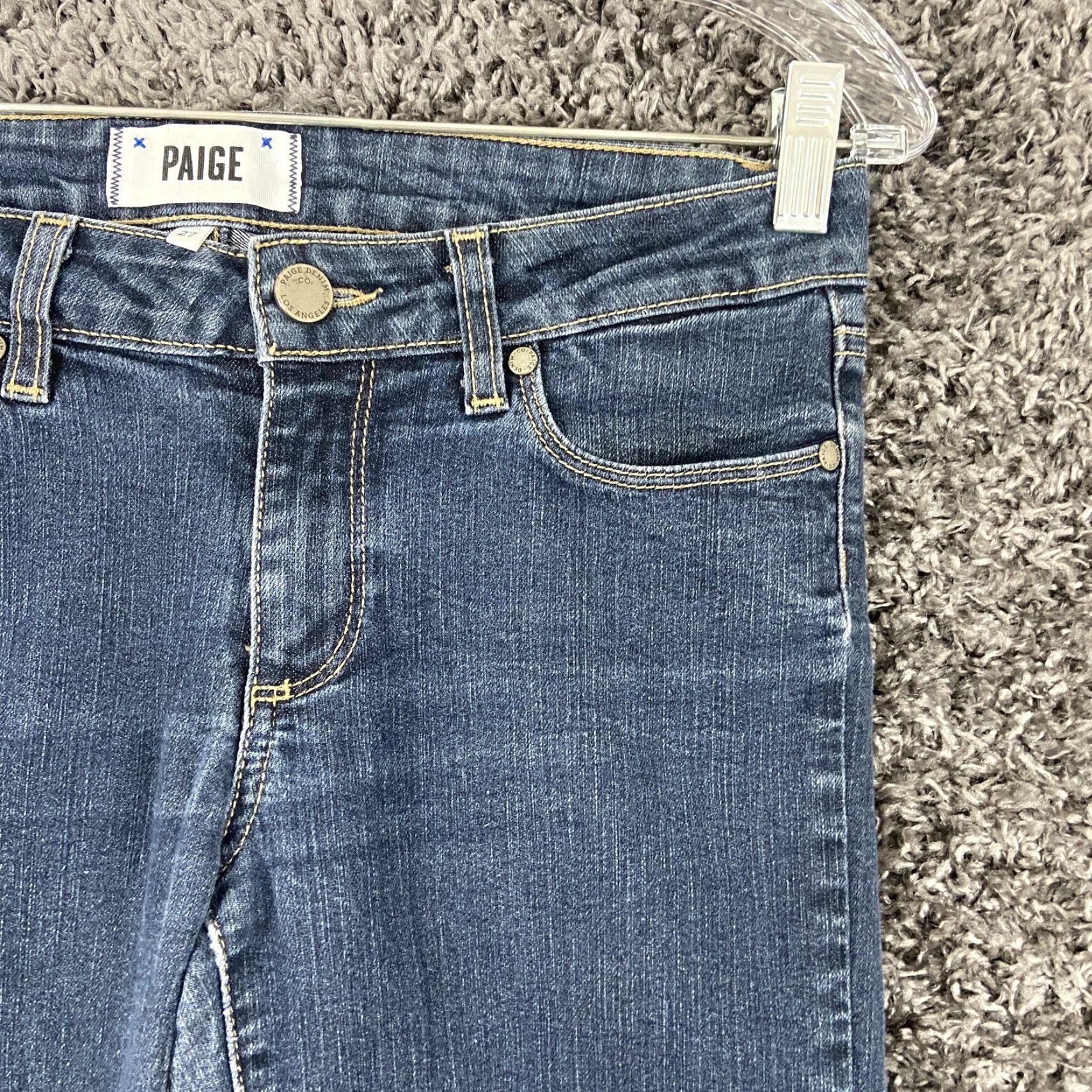 Paige Paige Peg Skinny Jeans Women 27 Blue Size 27" / US 4 / IT 40 - 3 Thumbnail