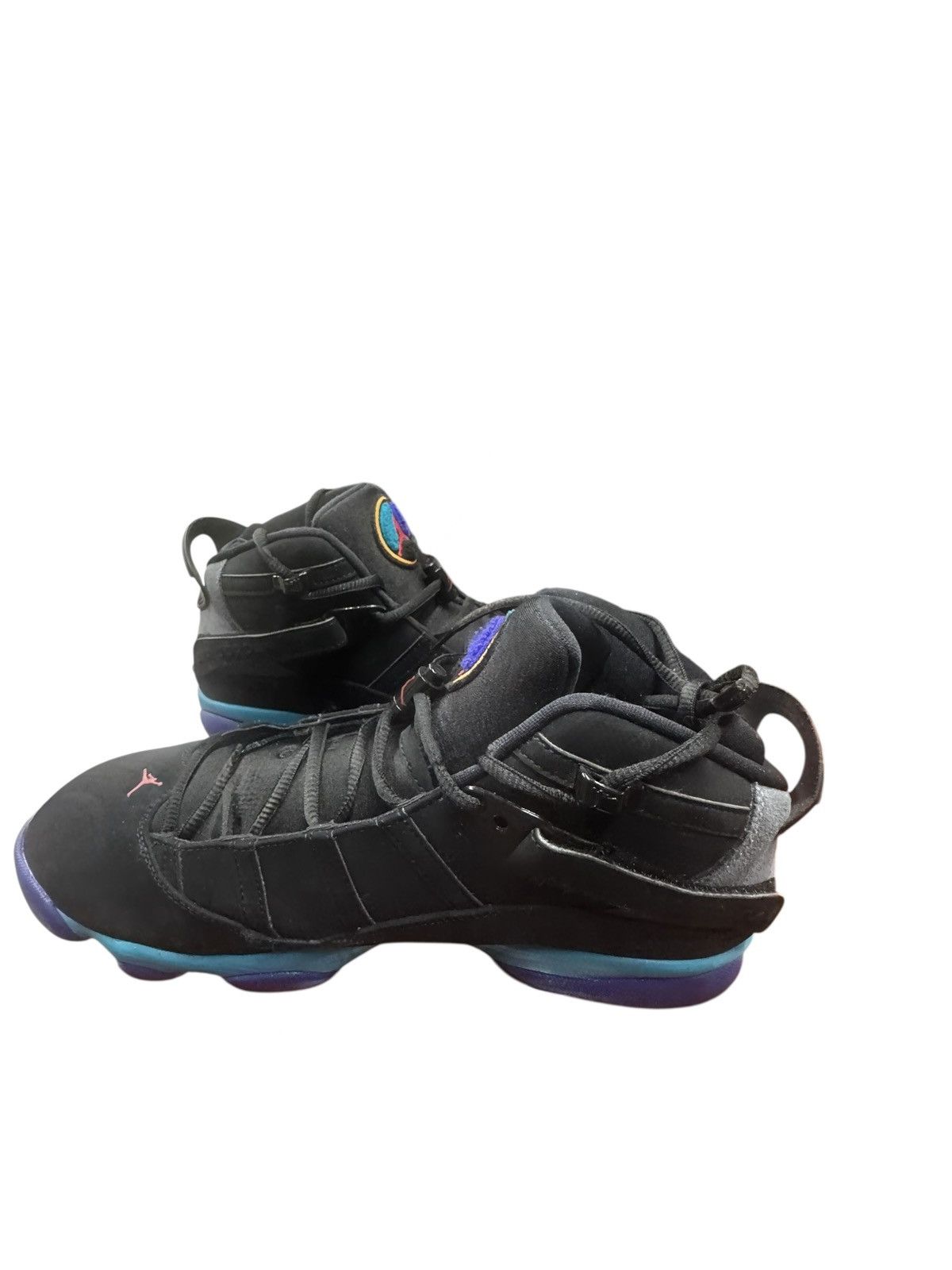 Jordan Brand Nike Jordan 6 Rings Aqua Black Red Flint Grey Mens Sz 13 Size US 13 / EU 46 - 8 Thumbnail