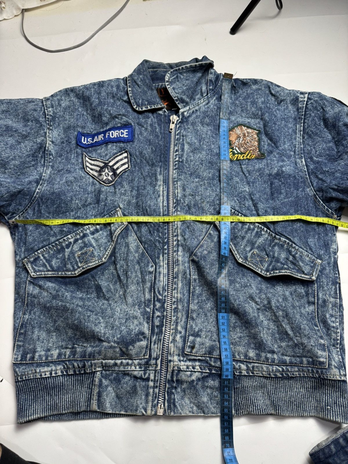 Japanese Brand × Toyo Enterprises × Vintage Japanese Fendia Denim Patch Jacket Vintage ifsix Lgb style Size US L / EU 52-54 / 3 - 8 Thumbnail