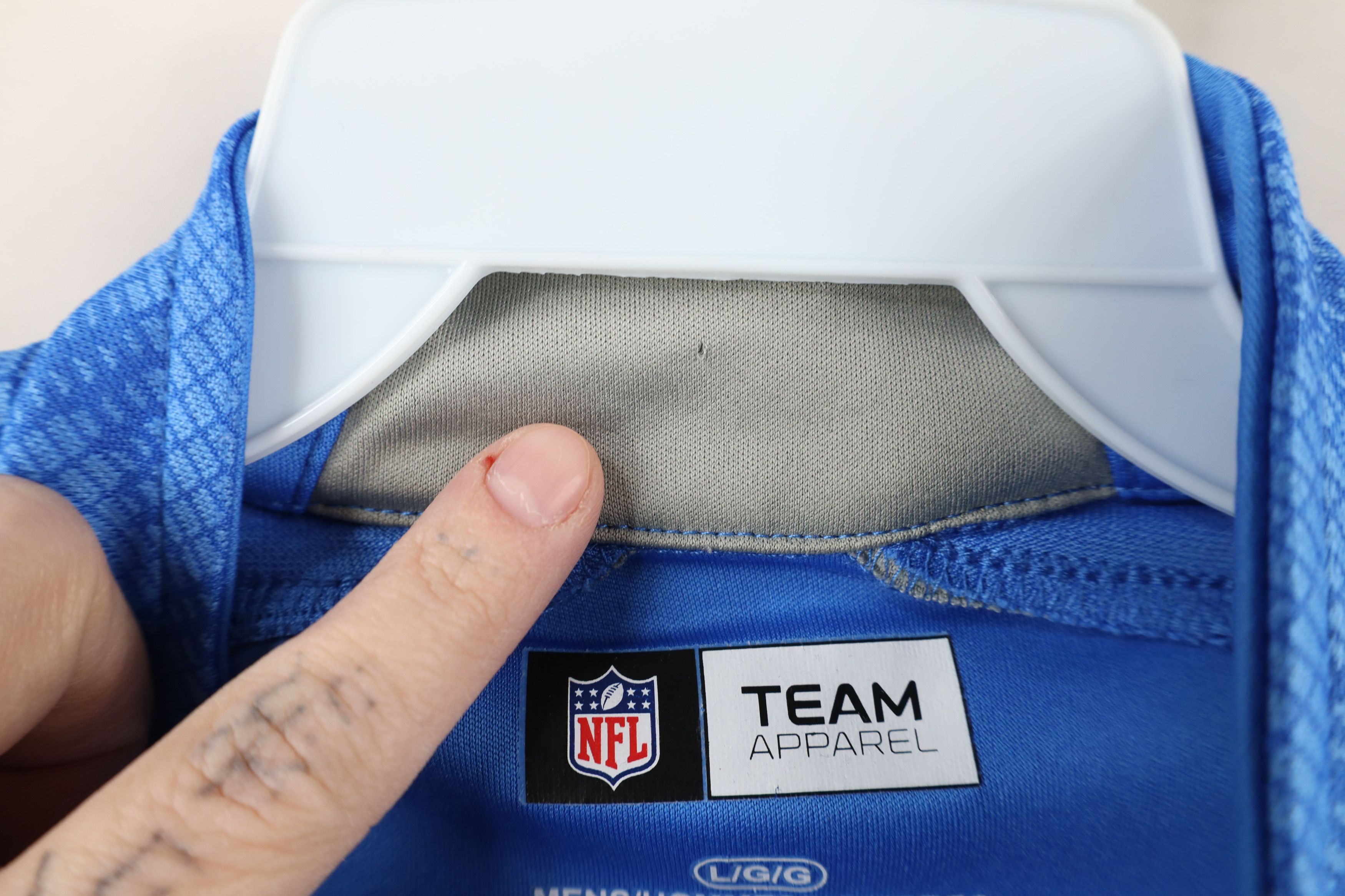 Vintage Vintage Y2K NFL Detroit Lions Football Half Zip Top Jacket Size US L / EU 52-54 / 3 - 7 Thumbnail