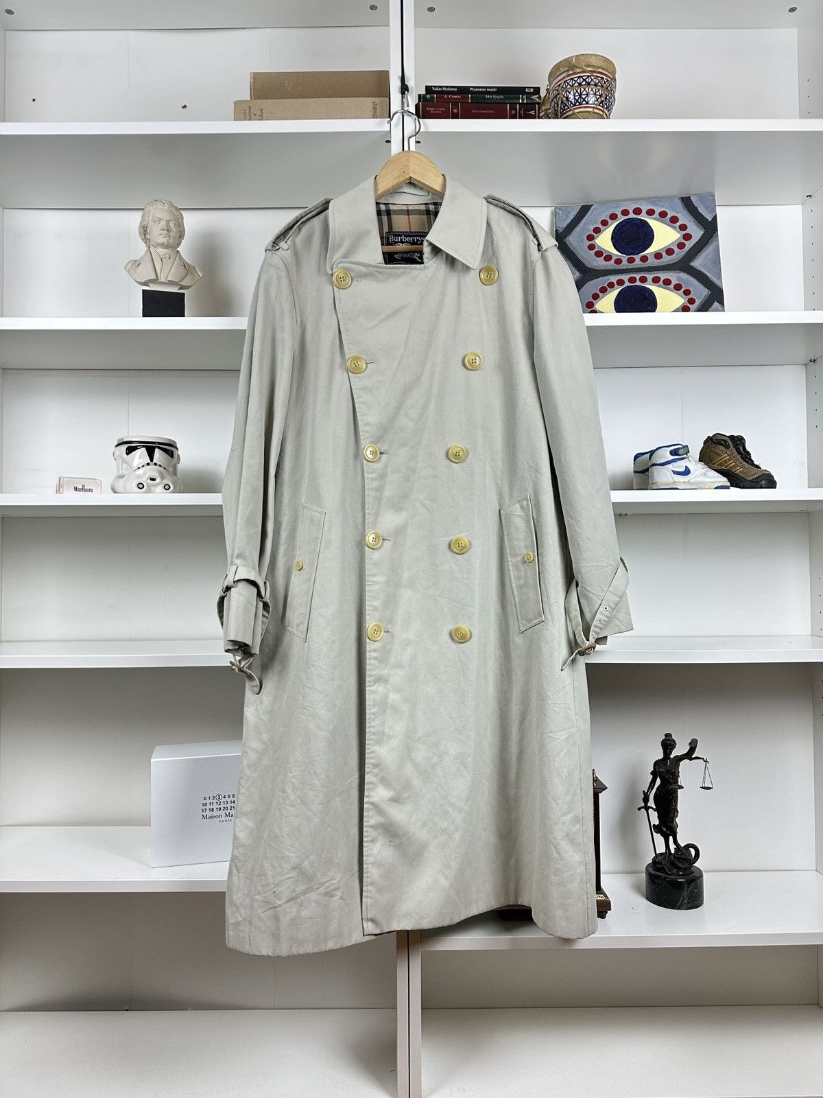 Burberry Prorsum Vintage Burberry nova check trench coat Size US XL / EU 56 / 4 - 2 Thumbnail
