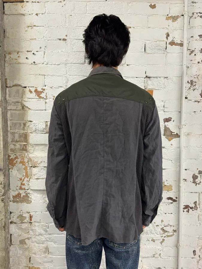 Dolce & Gabbana AW2003 Dolce & Gabbana Grey & Green Military Cargo Jacket Size US L / EU 52-54 / 3 - 3 Thumbnail