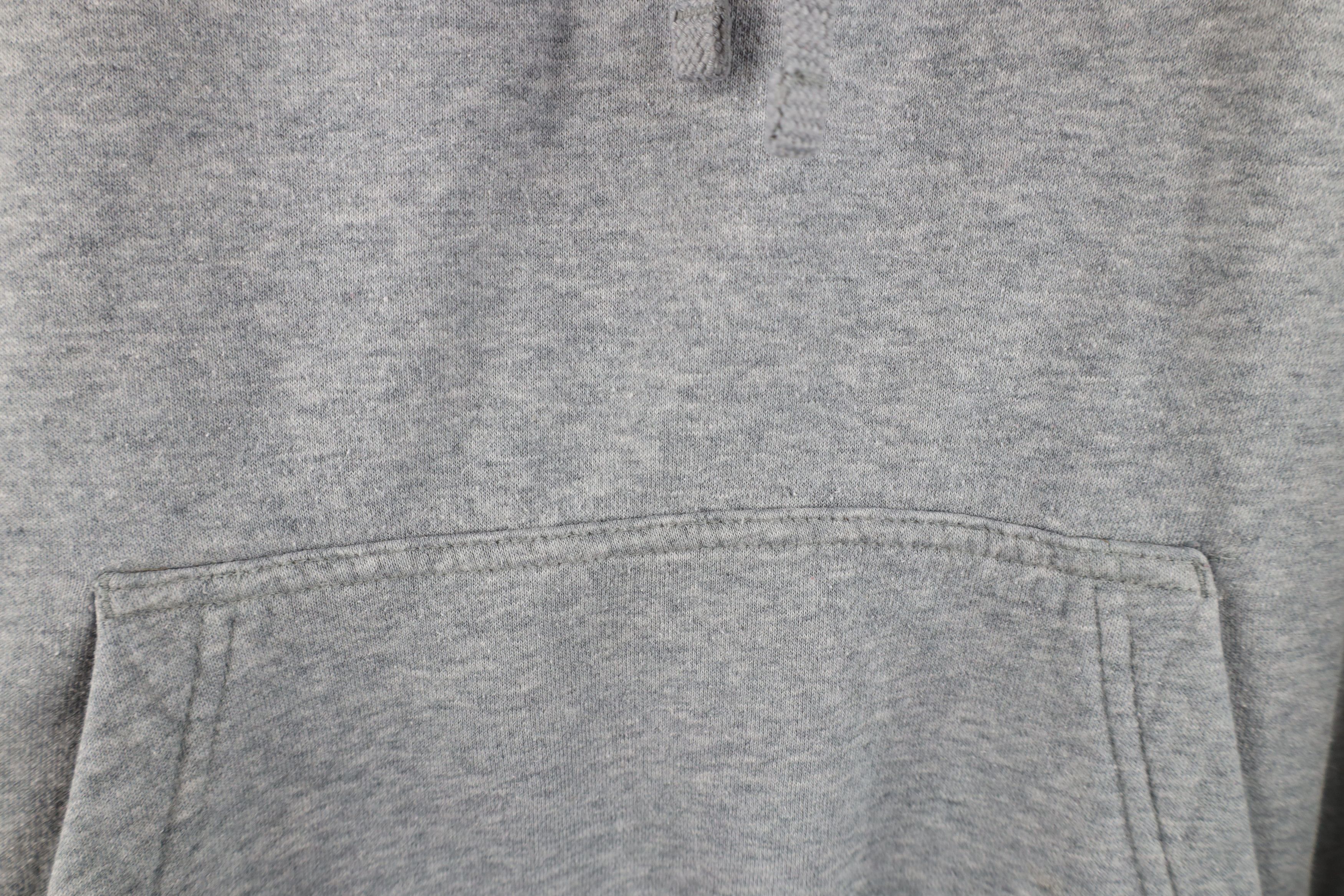 Nike × Vintage Vintage Y2K Nike Mini Swoosh Spell Out Hoodie Heather Gray Size US S / EU 44-46 / 1 - 6 Thumbnail