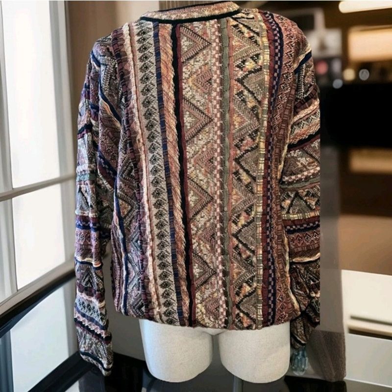 Vintage Vintage Tundra Canada Coogi 3D Knit Sweater Size Large Size US L / EU 52-54 / 3 - 1 Thumbnail