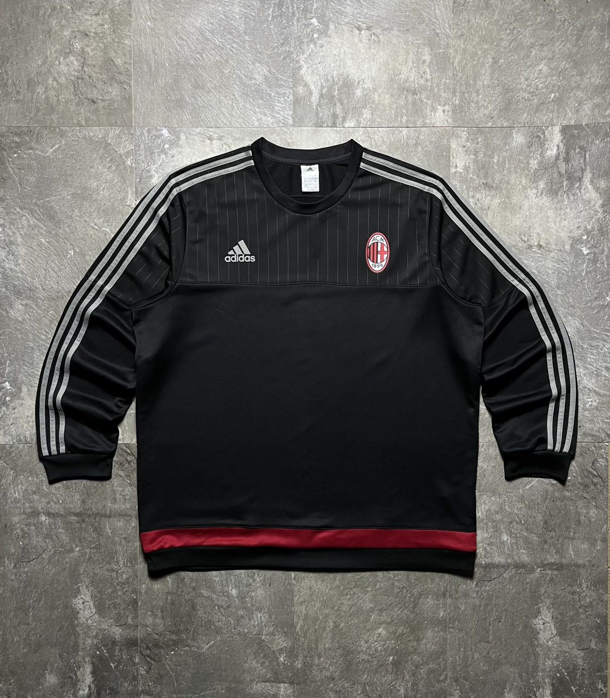 Adidas Adidas AC Milan 2015 2016 Football Soccer Traning Jersey Size US XXL / EU 58 / 5 - 1 Thumbnail