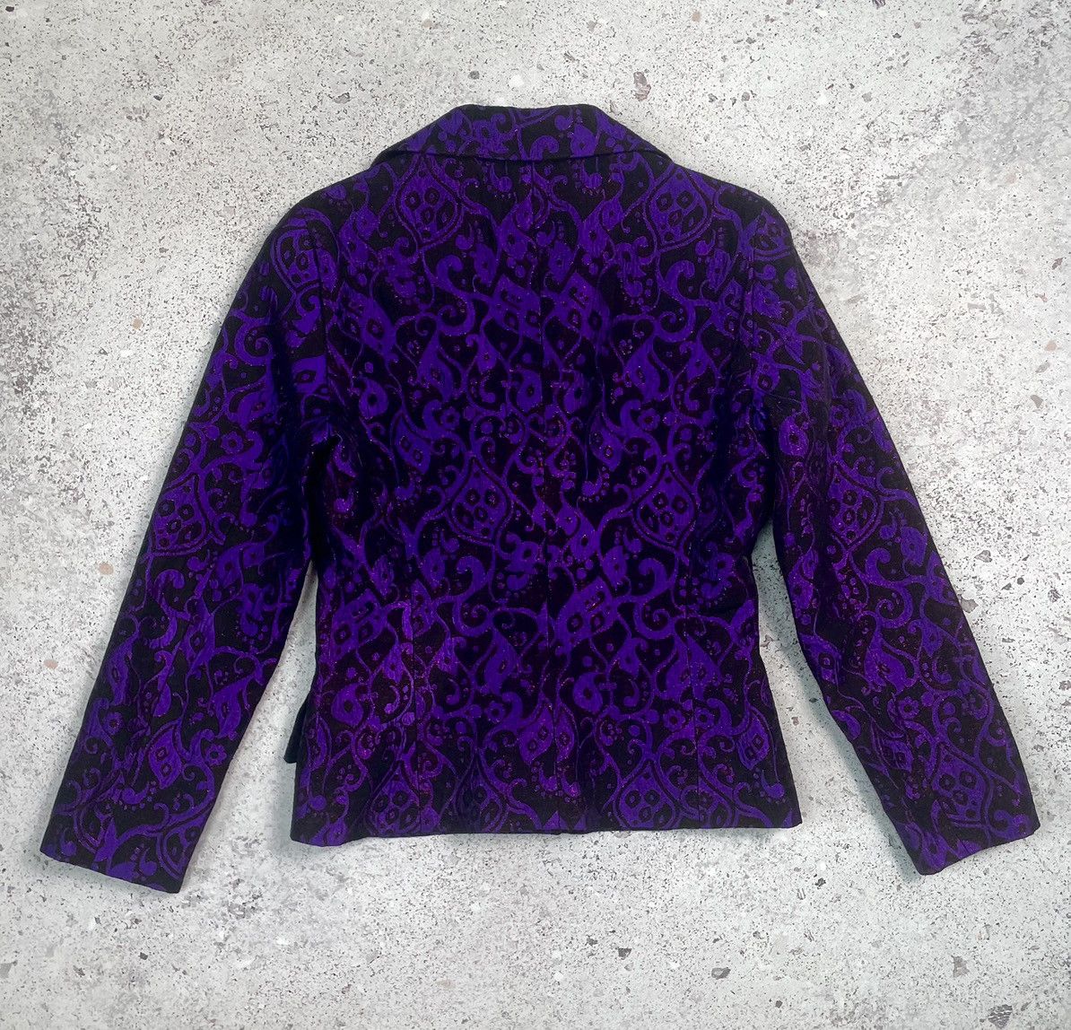 Dolce & Gabbana Dolce & Gabbana Vintage Graphic Blazer Women Purple 30 44 M Size M / US 6-8 / IT 42-44 - 9 Thumbnail