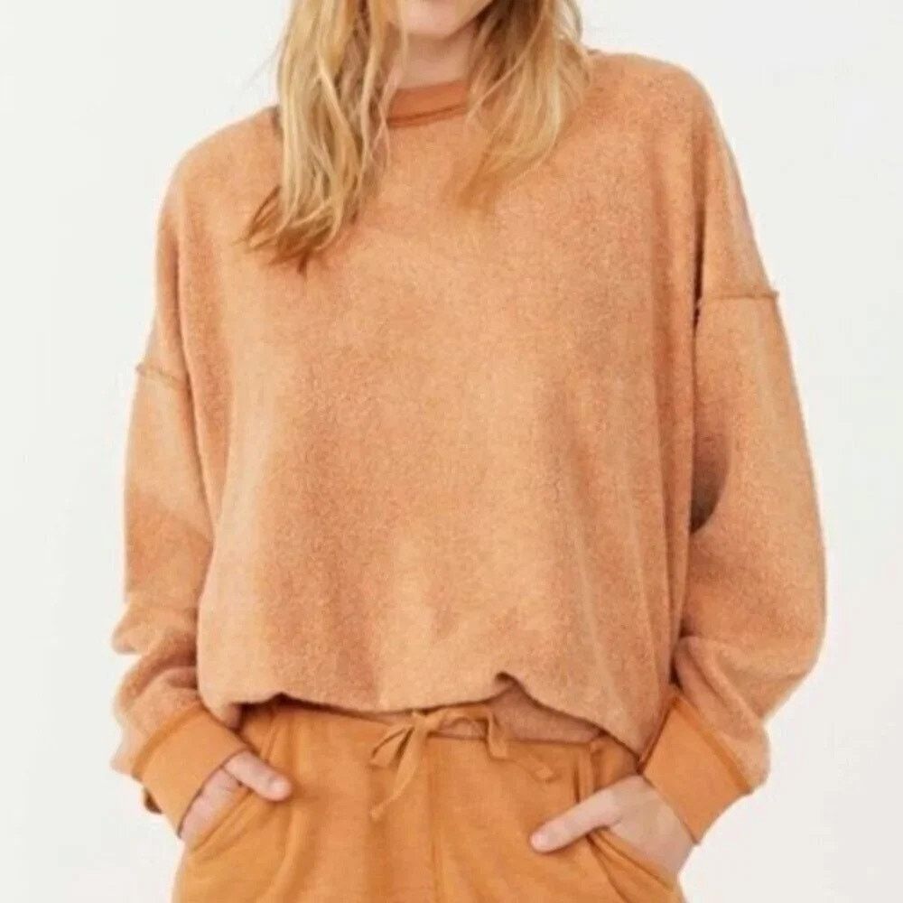 Free People Free People Intimately Oversized Kelly Crewneck Sweatshirt Size S / US 4 / IT 40 - 2 Thumbnail