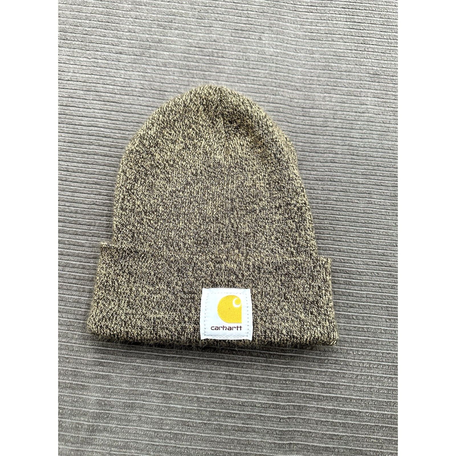 Carhartt Carhartt Beanie Hat One Size Brown Acrylic Outdoors Hiking Men Beanie Outdoor Winter Fall Spring Travel Workwear Casual Size ONE SIZE - 2 Thumbnail
