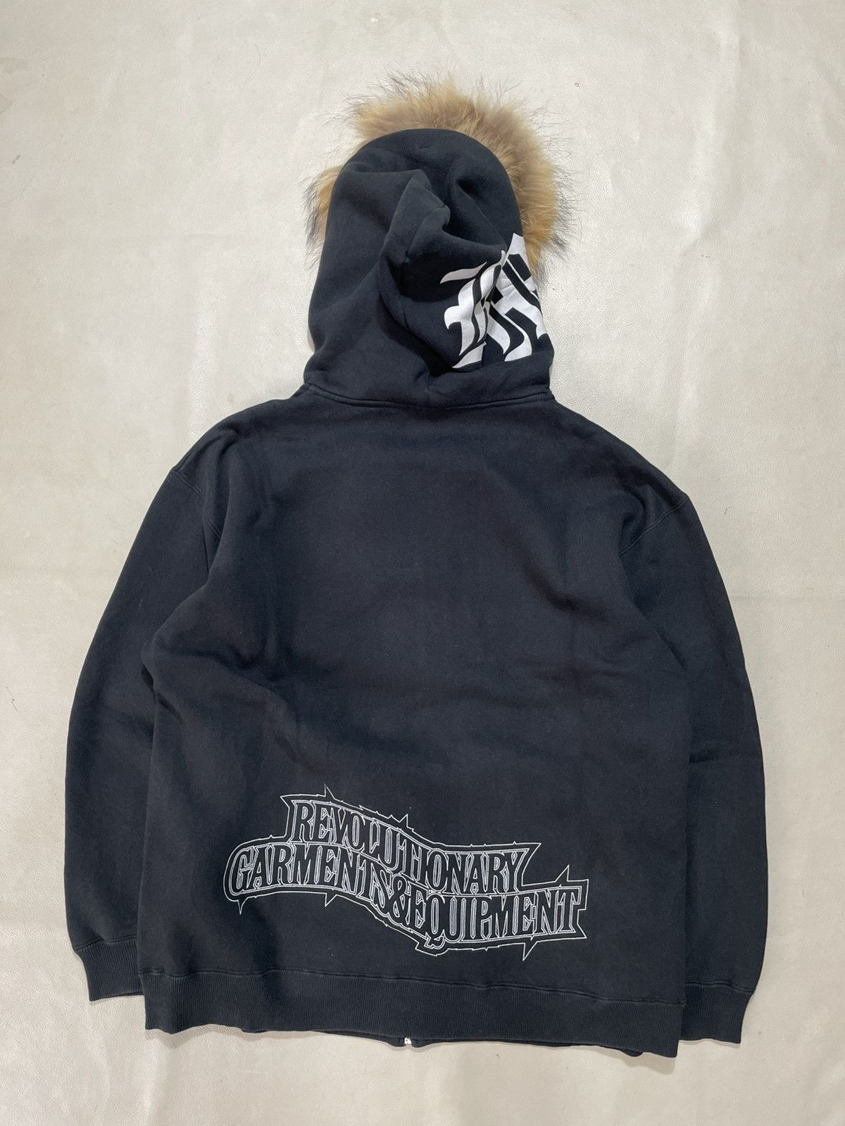 If Six Was Nine Japanese Faux Fur Zip Hoodie Gothic ifsix Style Size US L / EU 52-54 / 3 - 4 Thumbnail