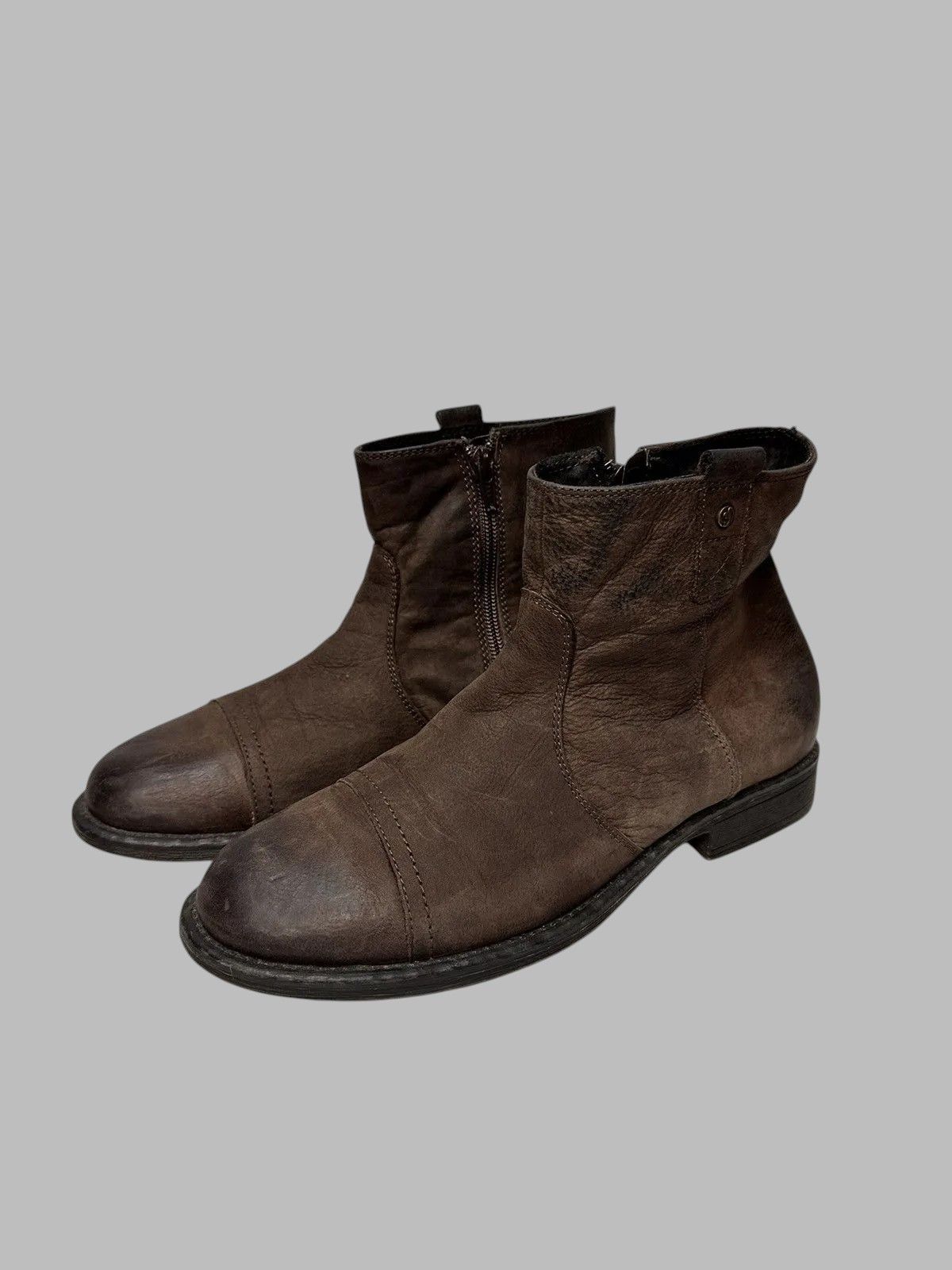 If Six Was Nine Guidi Suide Rare Leather Boots Rick Owens Avantgarde Style Size US 8 / EU 41 - 5 Thumbnail