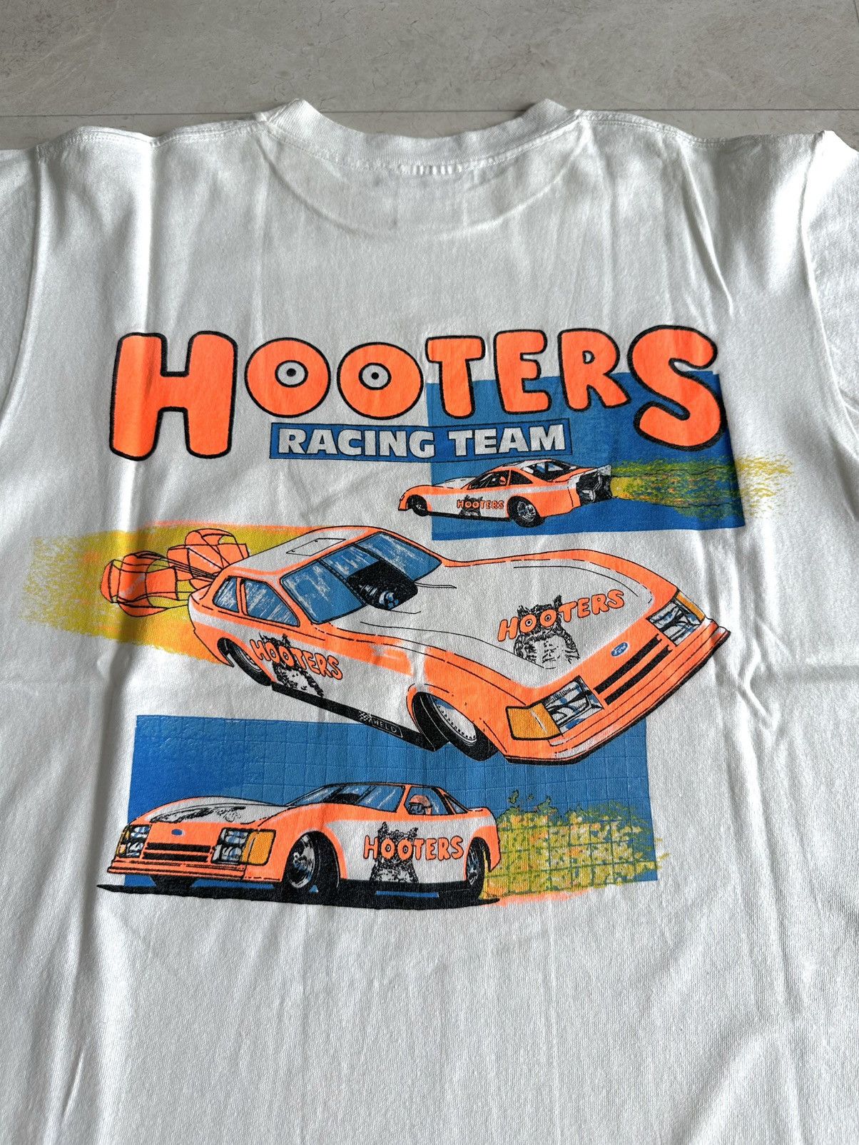 Vintage Hooters Racing Team T-Shirt Size US L / EU 52-54 / 3 - 2 Thumbnail