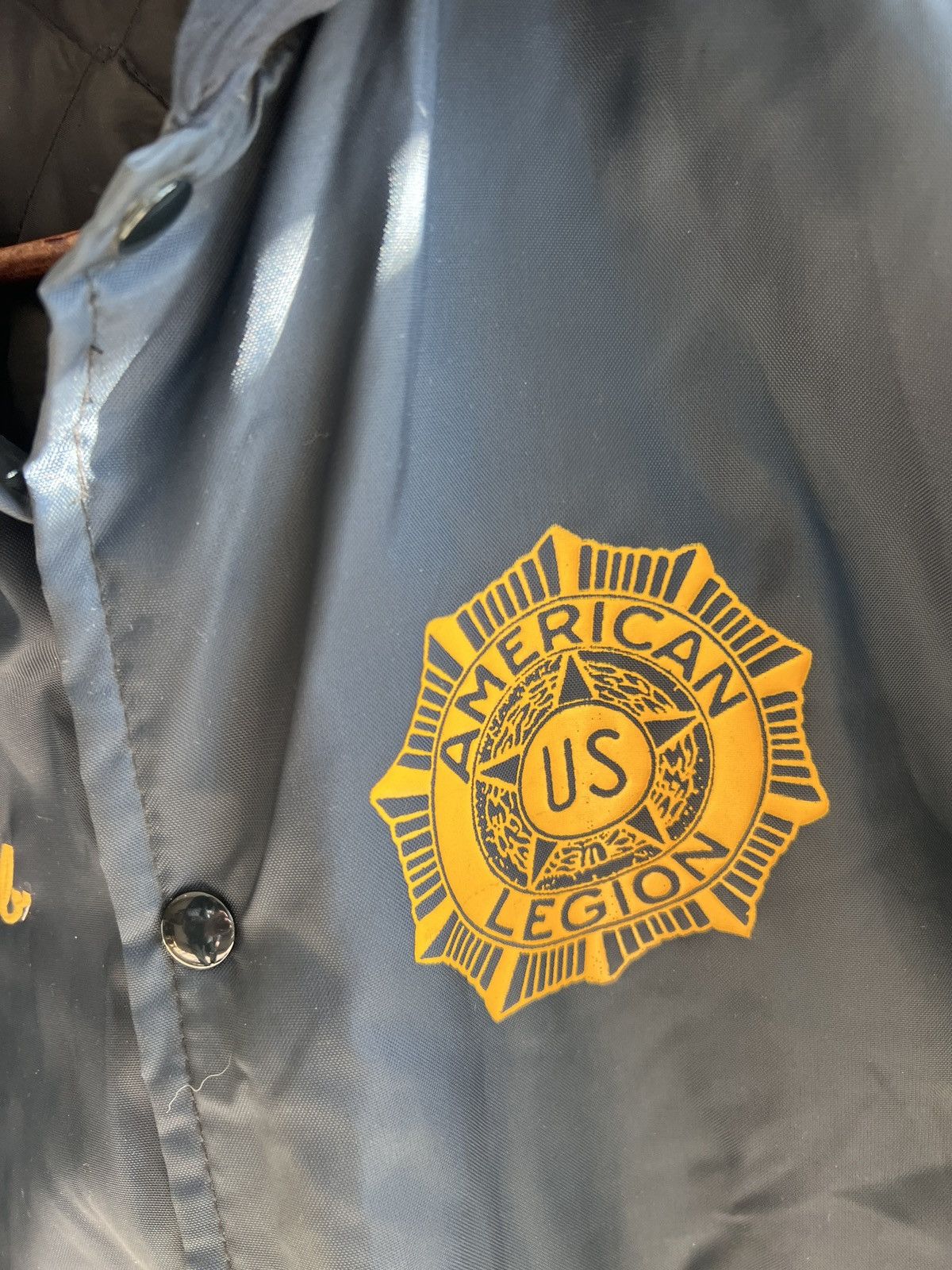 Other Vintage 80s American Legion Veteran Bomber Jacket 80s 90s Size US L / EU 52-54 / 3 - 3 Thumbnail