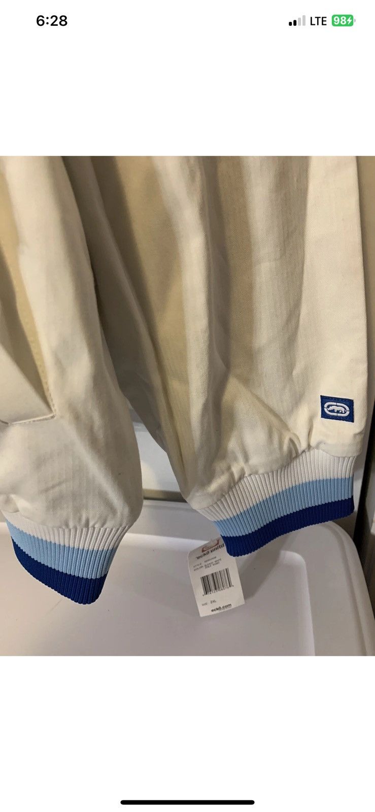 Ecko Unltd. Ecko unltd mens sz 2XL tan white windbreaker reversible Size US XXL / EU 58 / 5 - 6 Thumbnail