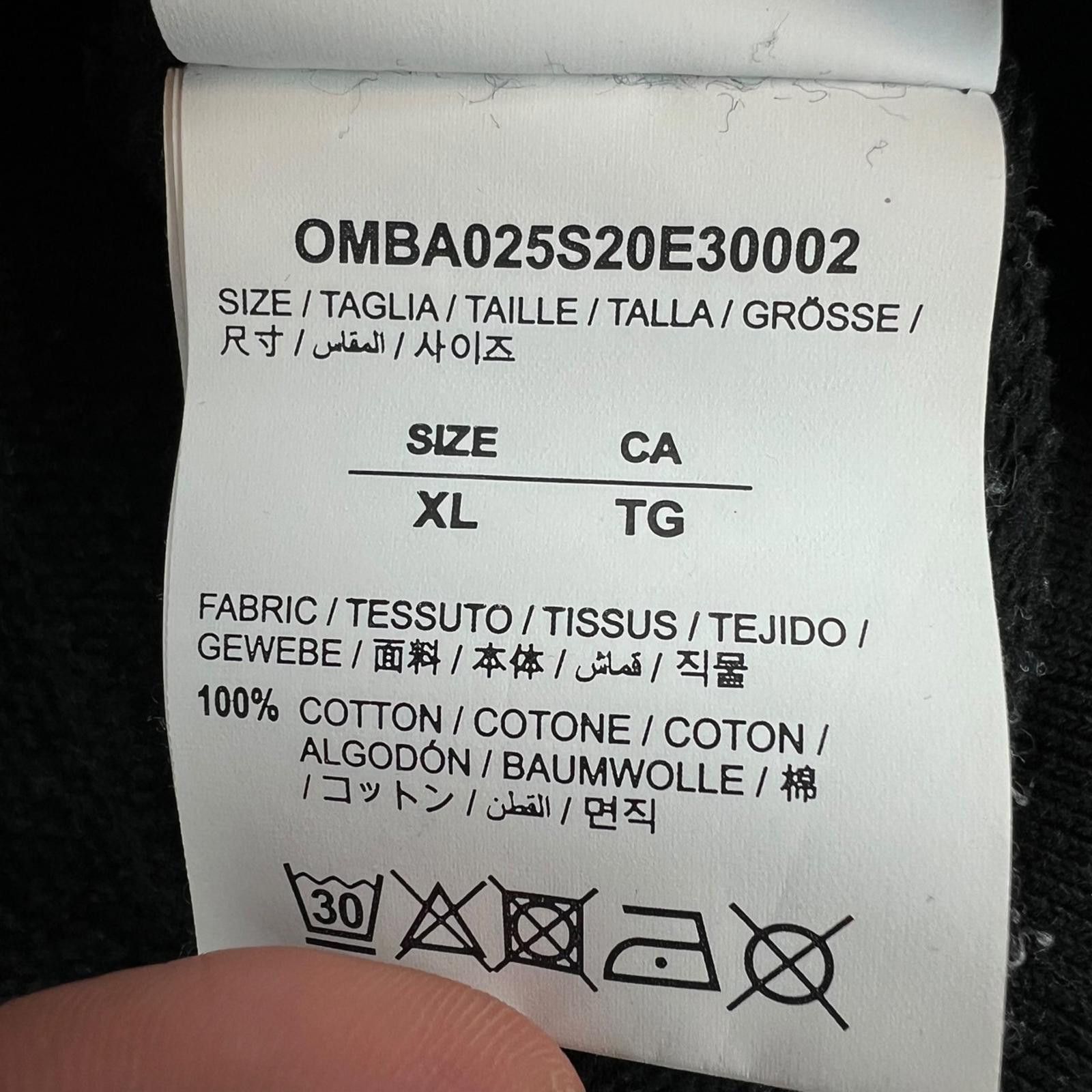 Off-White Off-White Black Fence Arrows Sweatshirt Size US XL / EU 56 / 4 - 4 Thumbnail