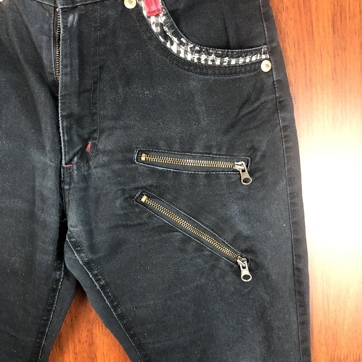 Japanese Brand × Seditionaries × Vintage Grangesta Standard punk ripped Dark Blue Pants #7476 Size 30" / US 8 / IT 44 - 6 Thumbnail