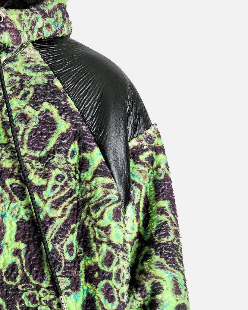 Acne Studios o1s1v1r1oon0925 Coated Teddy Hooded Jacket in Green/Black Size US M / EU 48-50 / 2 - 5 Thumbnail