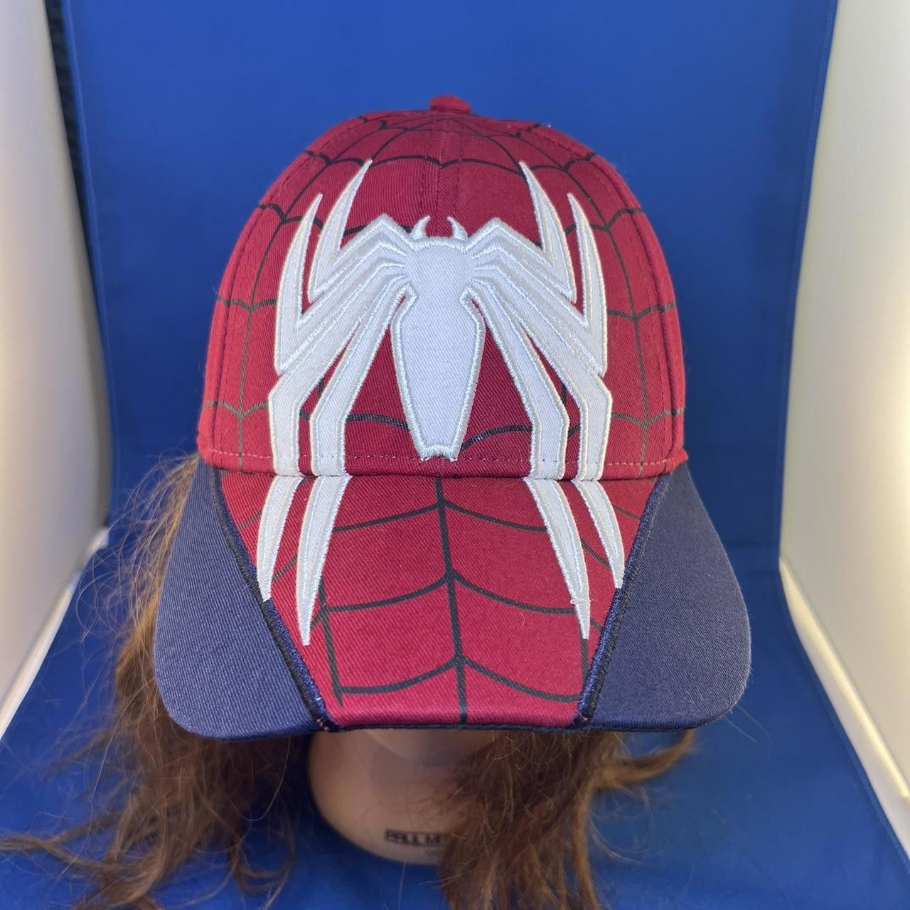 Marvel Comics Spider-Man Graphic Cap - Stylish Red and Navy Baseball Hat Size ONE SIZE - 1 Thumbnail