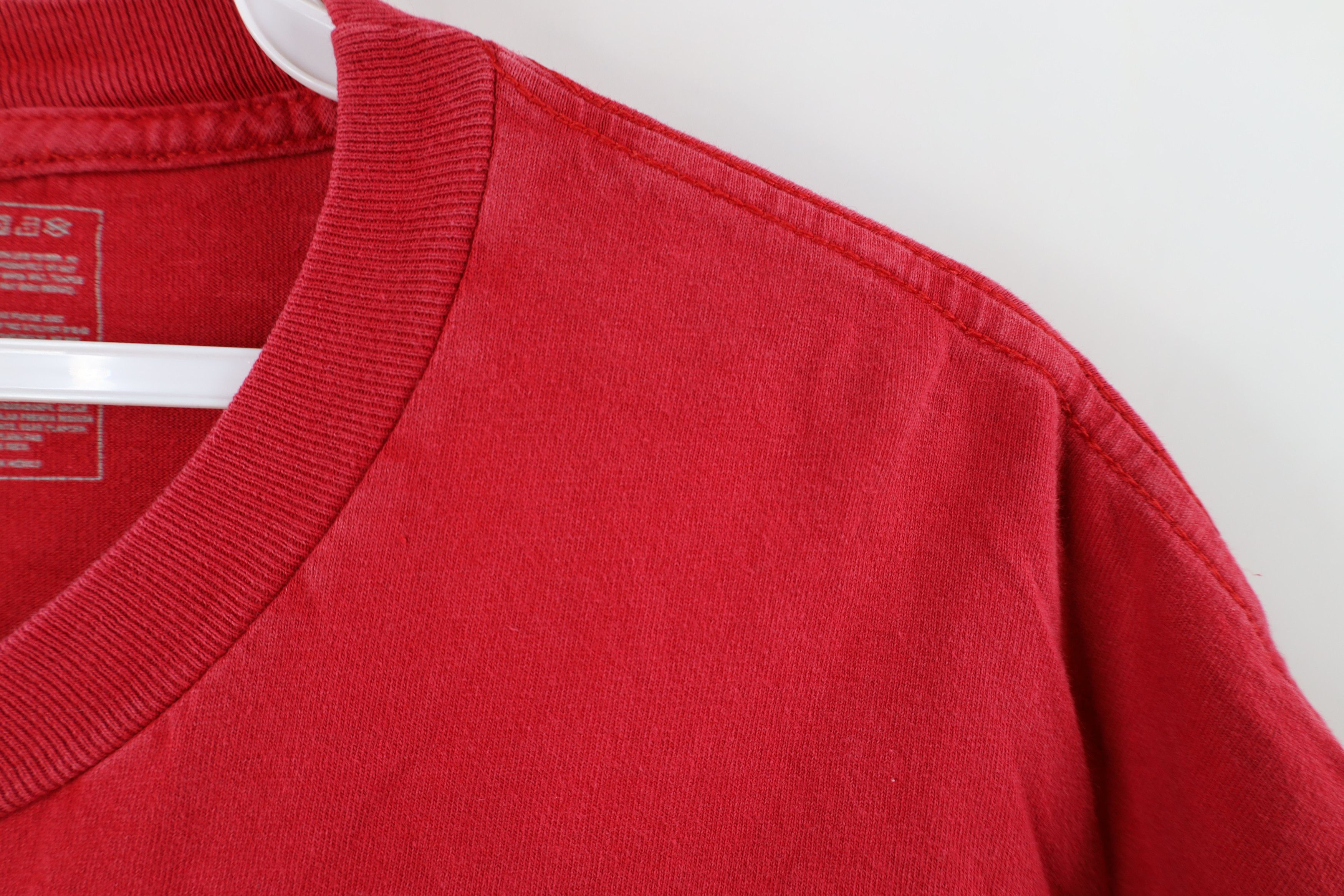 Nike Vintage Y2K Nike Scott Big Swoosh Spell Out T-Shirt Red Size US XL / EU 56 / 4 - 5 Thumbnail