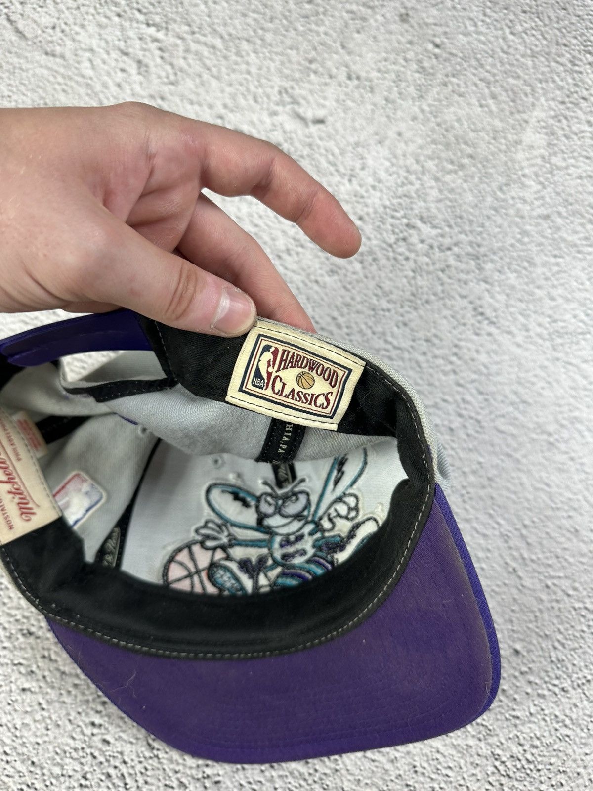 NBA Vintage Charlotte Hornets NBA Snapback Hardwood Classic Y2K Size ONE SIZE - 8 Thumbnail
