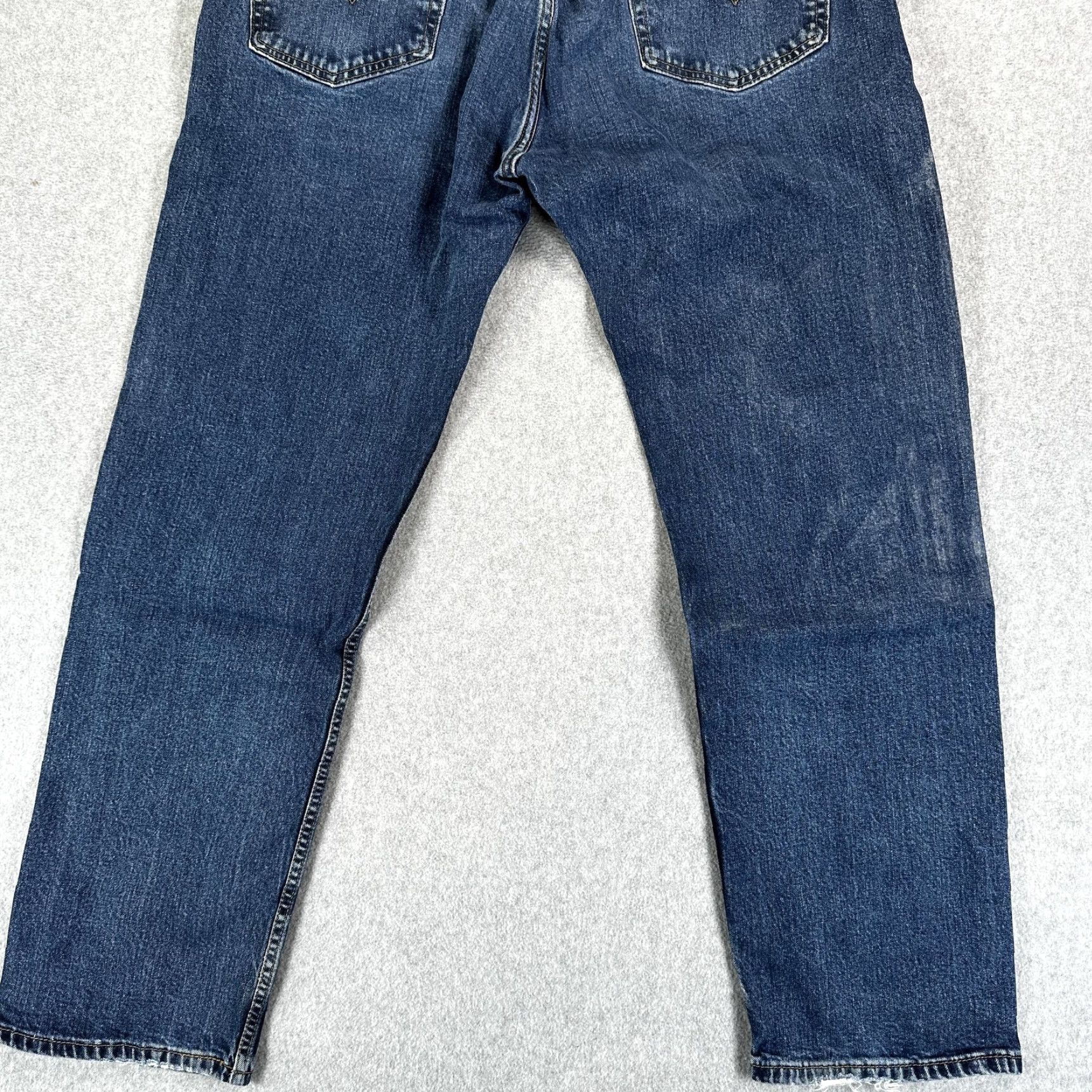 Levi's Levi's 505 Jeans Mens 38x32 Blue Straight Regular Fit Denim Pants Medium Wash Size US 38 / EU 54 - 5 Thumbnail