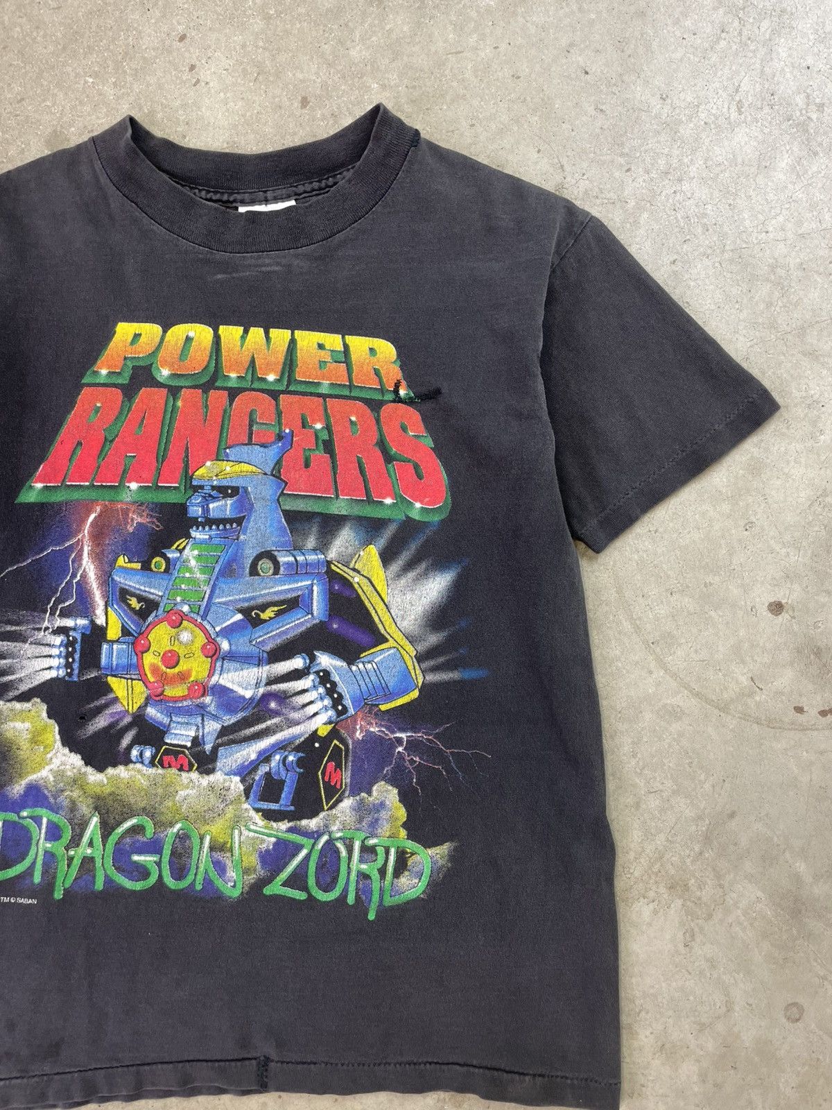 Vintage 90s Vintage Power Rangers Dragon Zord Tee Small Size US S / EU 44-46 / 1 - 2 Thumbnail