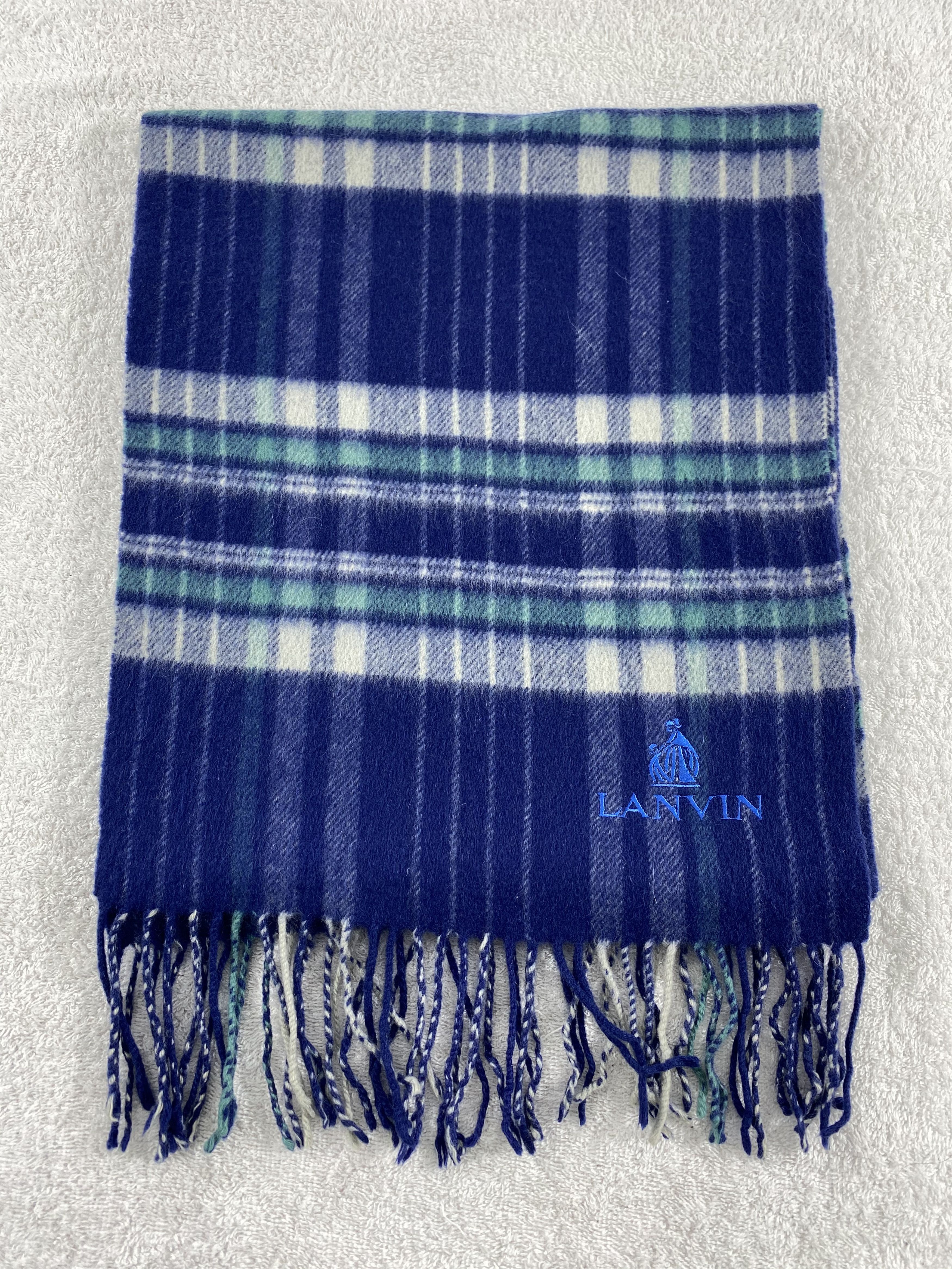 Lanvin × Vintage Lanvin Scarf / Muffler / Neckwear - WW1696 Size ONE SIZE - 2 Thumbnail