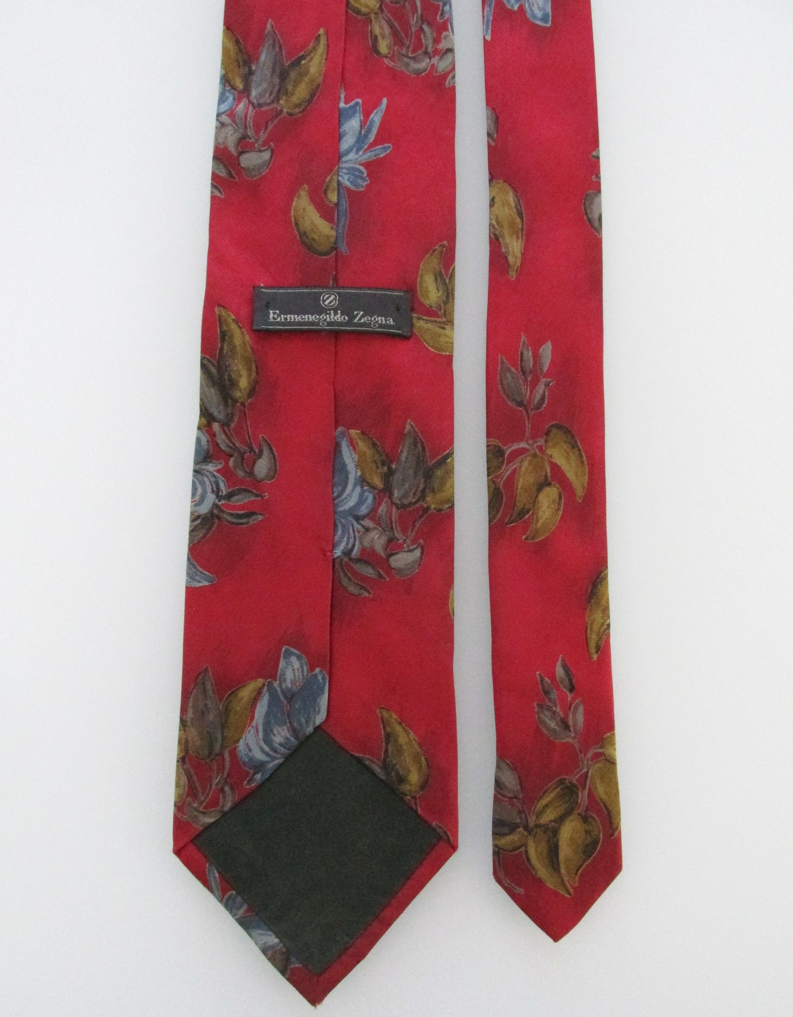 Ermenegildo Zegna Ermenegildo Zegna Vintage/Early Men's Silk Tie Size ONE SIZE - 3 Thumbnail