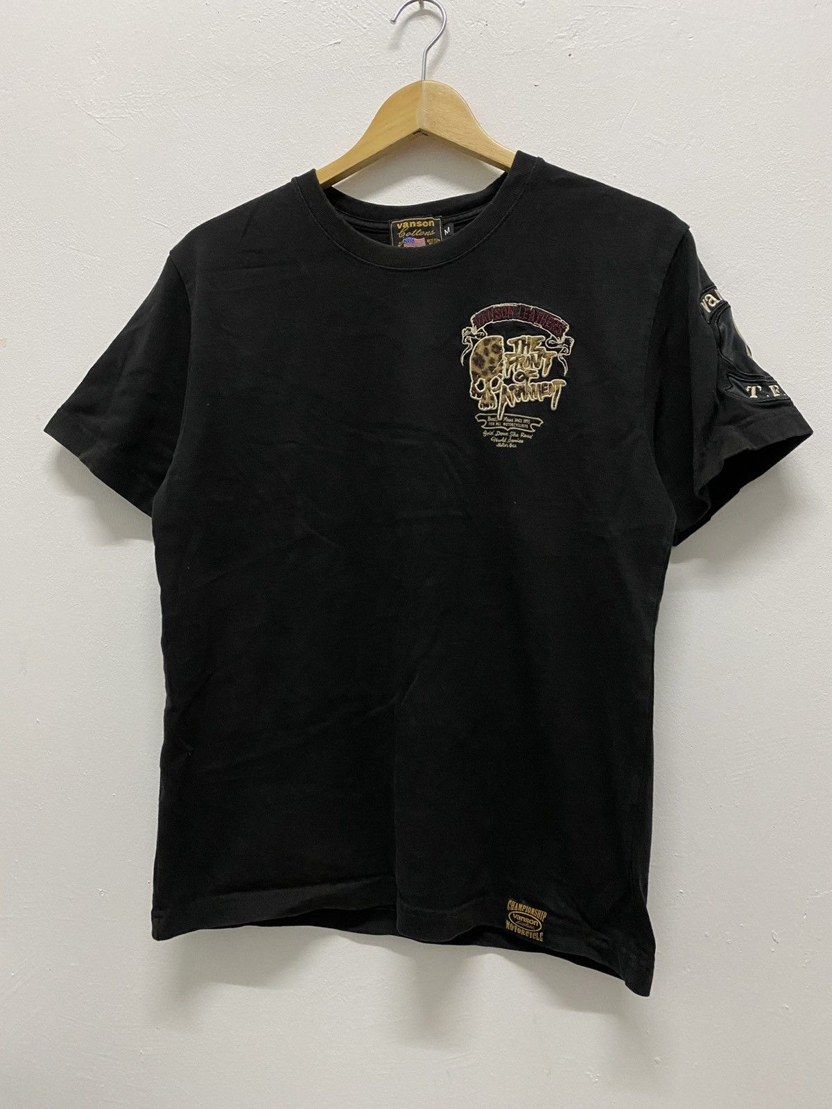 Vanson Leathers Vanson Leather x T.F.O.A Skull Motocycle Shirt Size US M / EU 48-50 / 2 - 5 Thumbnail