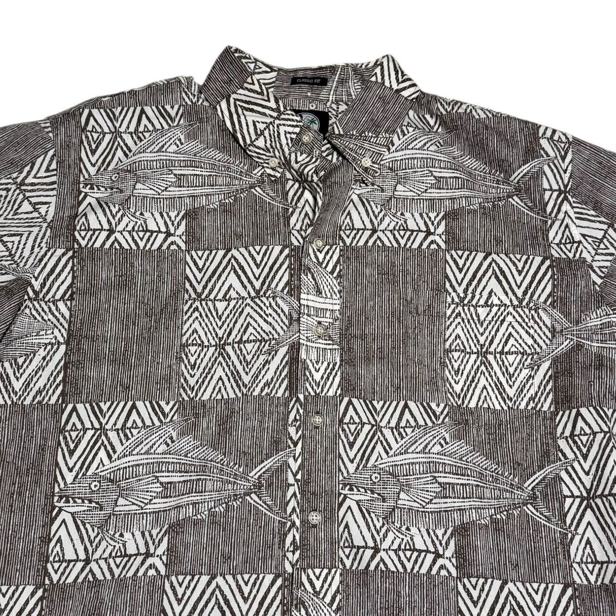 Reyn Spooner Reyn Spooner Fish Casual Button Down Hawaiian Shirt XL Size US XL / EU 56 / 4 - 2 Thumbnail