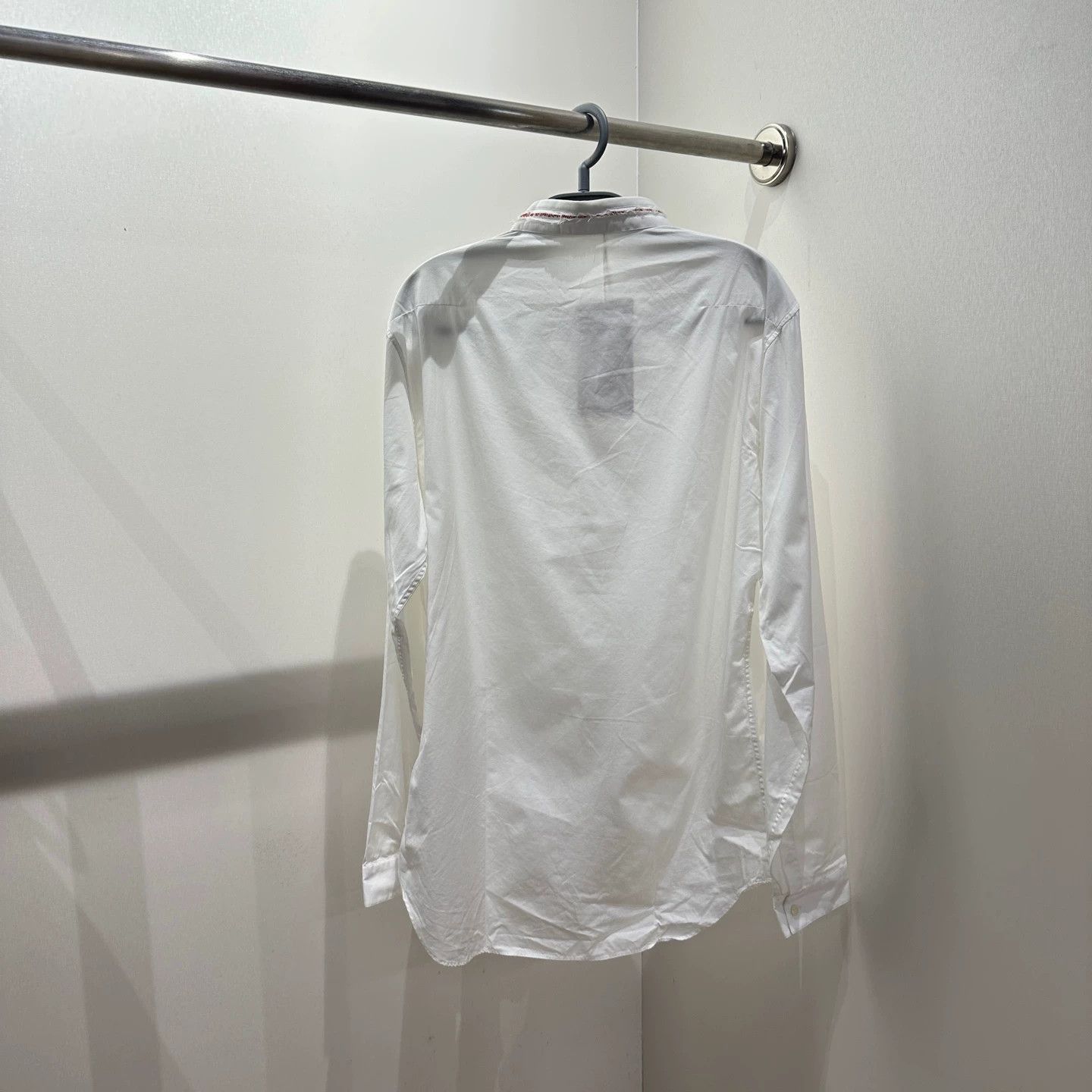 Dior White Long Sleeve Button-Up Shirt Size US M / EU 48-50 / 2 - 1 Thumbnail