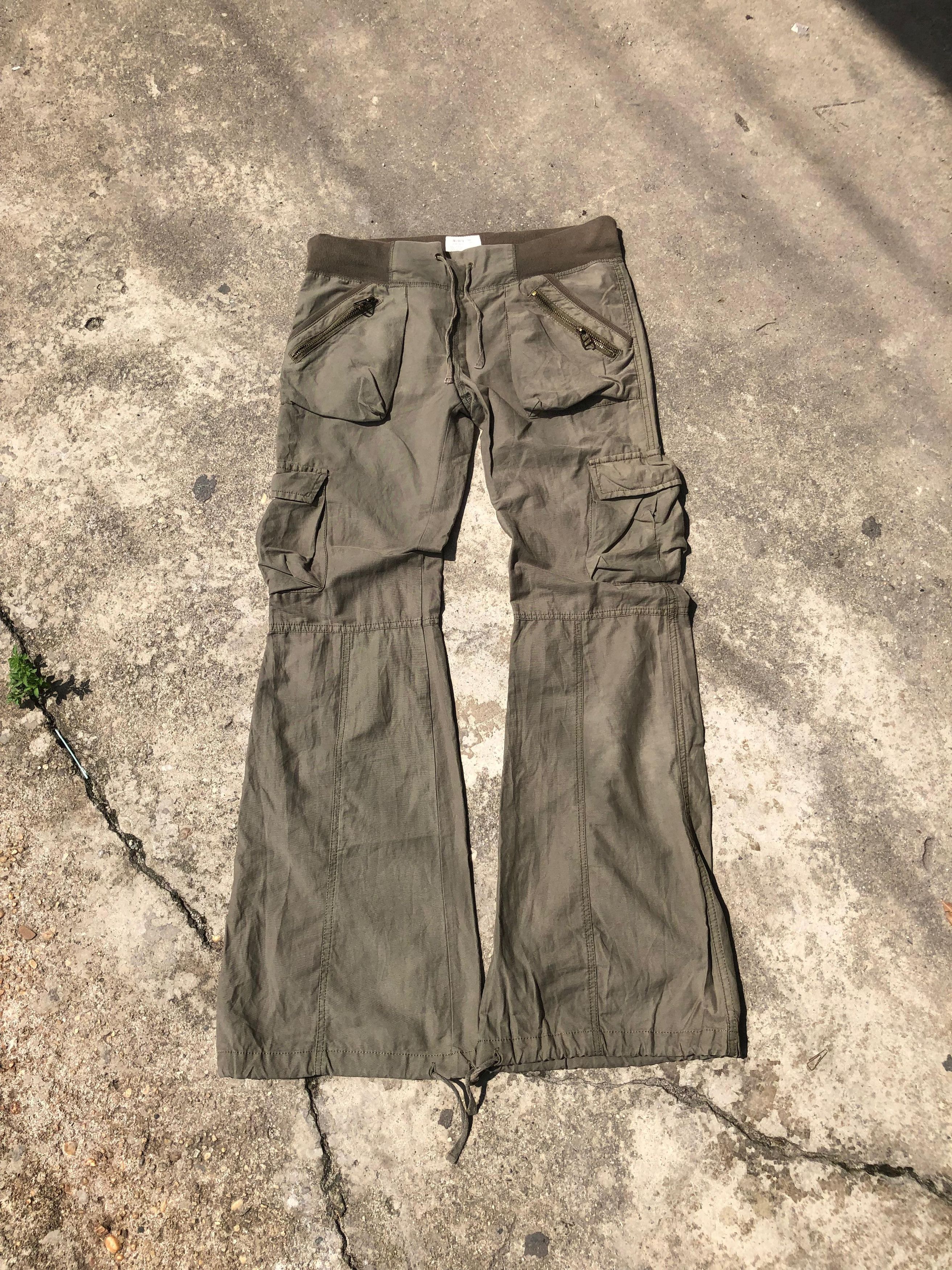 GOA Parachute Cargo Flared Pants