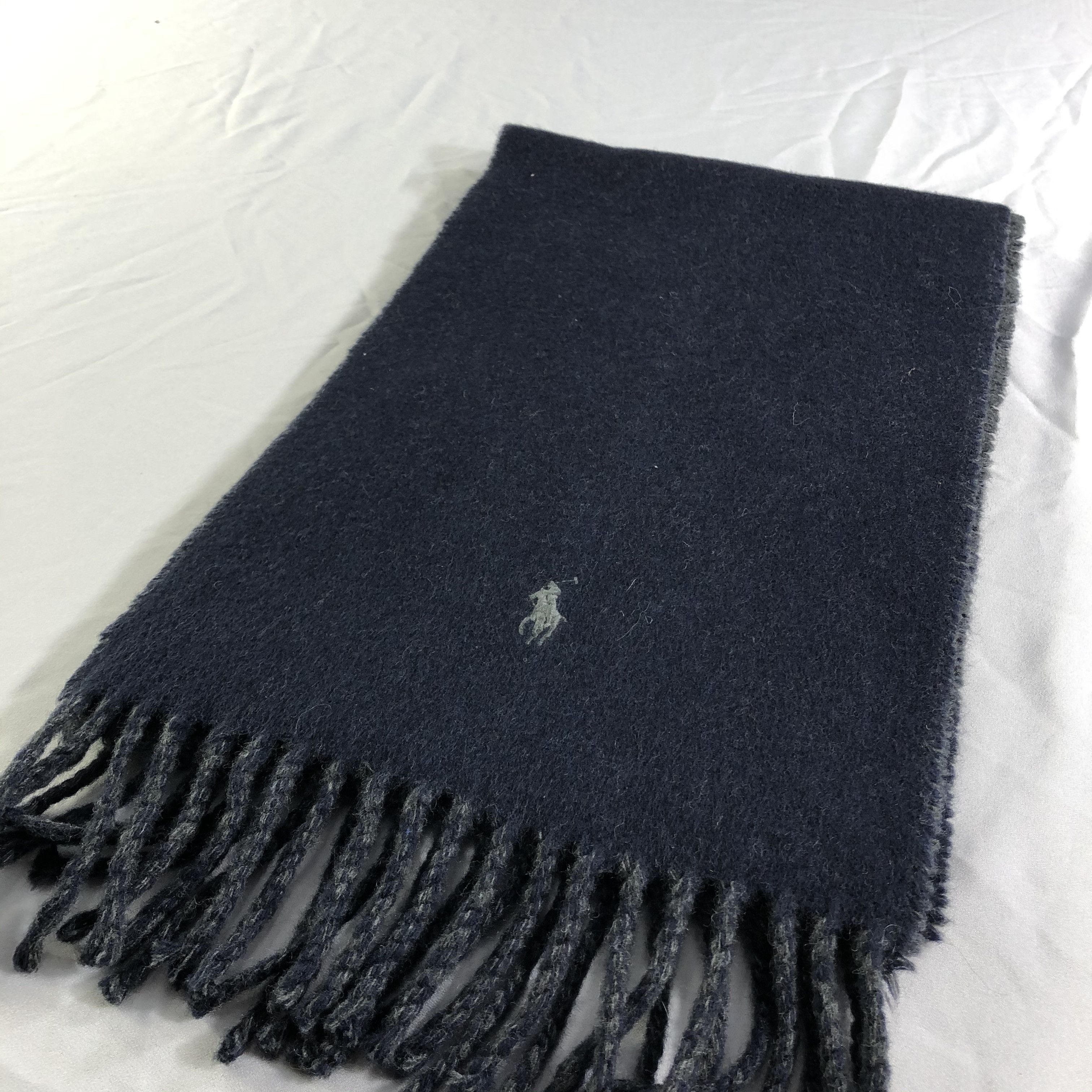 Polo Ralph Lauren Polo Ralph Lauren Wool Scarf Muffler Neckwear V2425 Size ONE SIZE - 3 Thumbnail