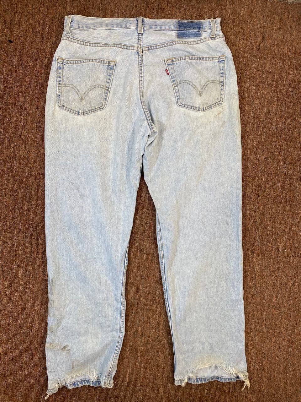 Levi's vintage levis 550 relaxed fit distressed denim Size US 36 / EU 52 - 1 Thumbnail