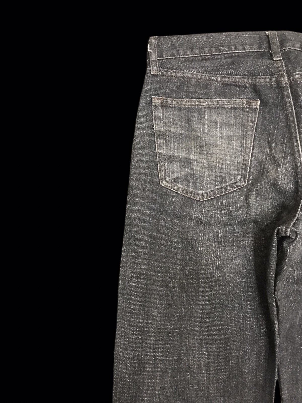 Japanese Brand uniqlo Japan Distressed Denim Crazy Fades/Crease F125 Size US 31 - 11 Thumbnail