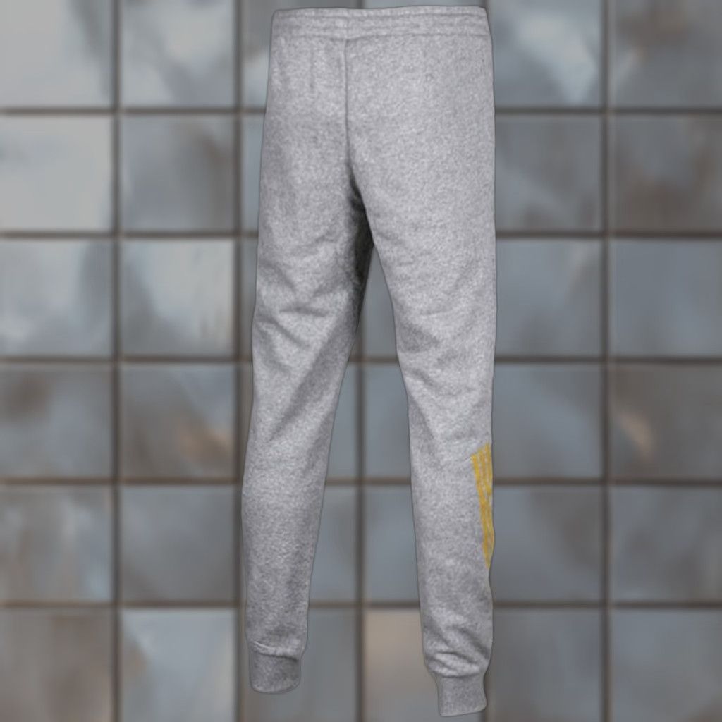 Adidas Adidas Neo Slim Heather Grey 3 Stripes Athletic Track Jogger Sweatpants Sz. L Men Pants Gray Activewear Size US 33 - 1 Thumbnail