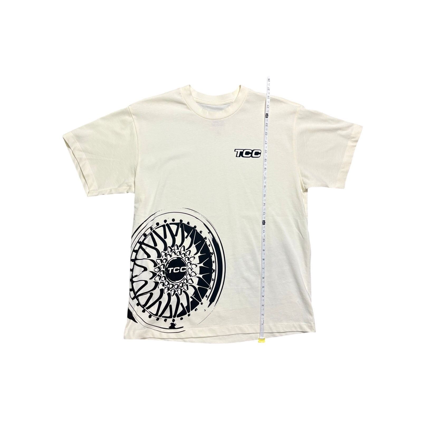 Other New! The Car Company Men's Cream 100% Cotton T-Shirt, Size S Size US S / EU 44-46 / 1 - 3 Thumbnail