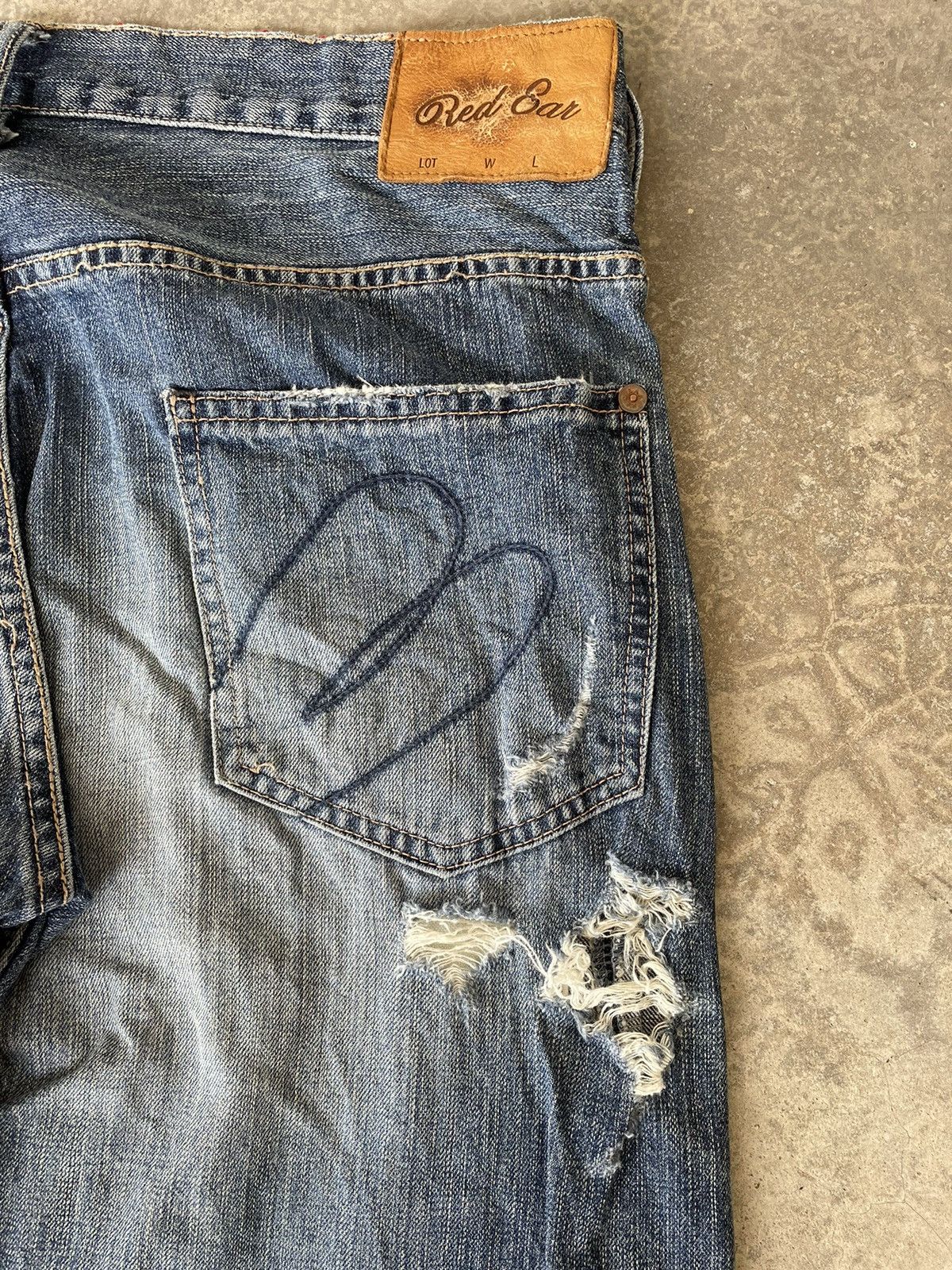 Jean Paul Smith Red Ear Denim Jeans Size US 34 / EU 50 - 6 Thumbnail