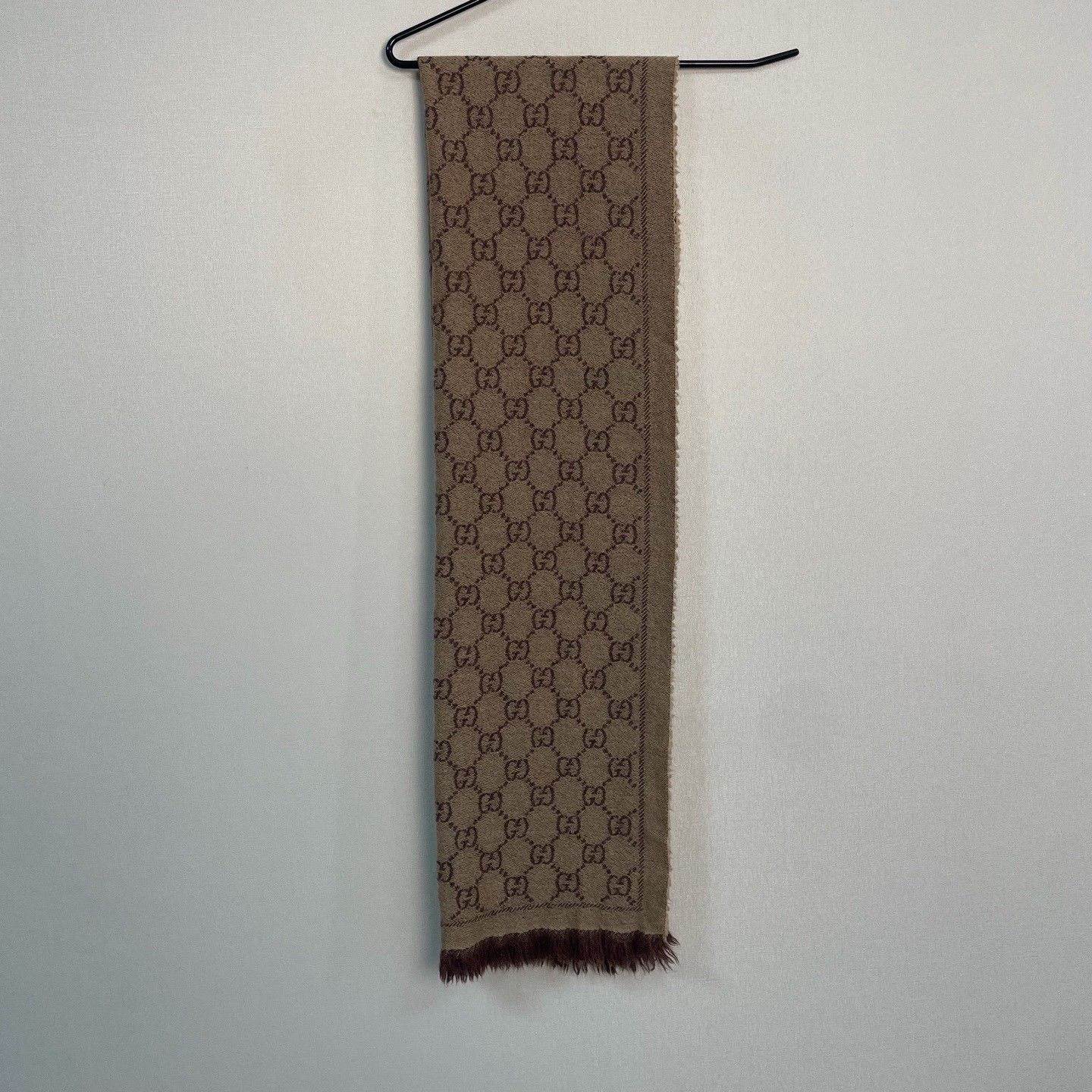 Gucci Gucci Double G Pattern Scarf Size ONE SIZE - 1 Thumbnail