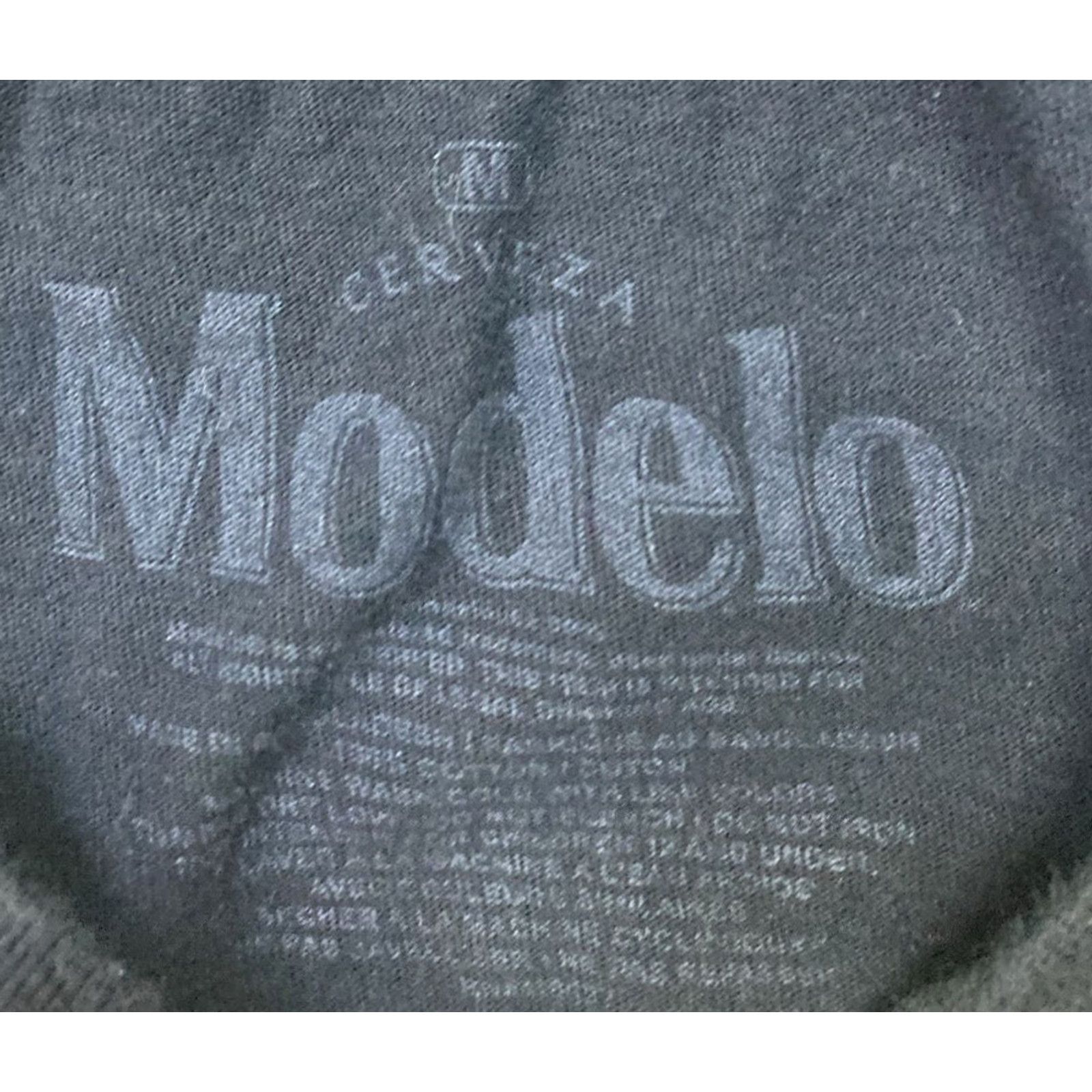 Logo 7 VINTAGE Modelo Beer Logo Graphic T-shirt Women Medium Black Short Sleeve Size M / US 6-8 / IT 42-44 - 5 Thumbnail