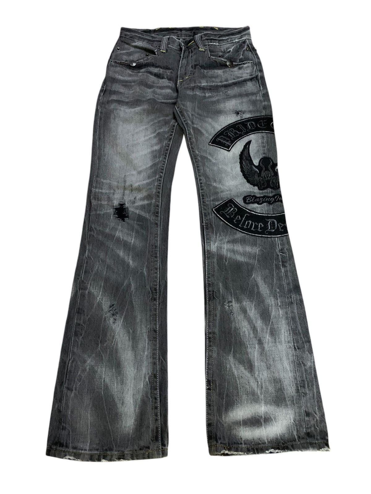 Hysteric Glamour 💥Avant-Garde Flare Denim Size US 29 - 1 Thumbnail