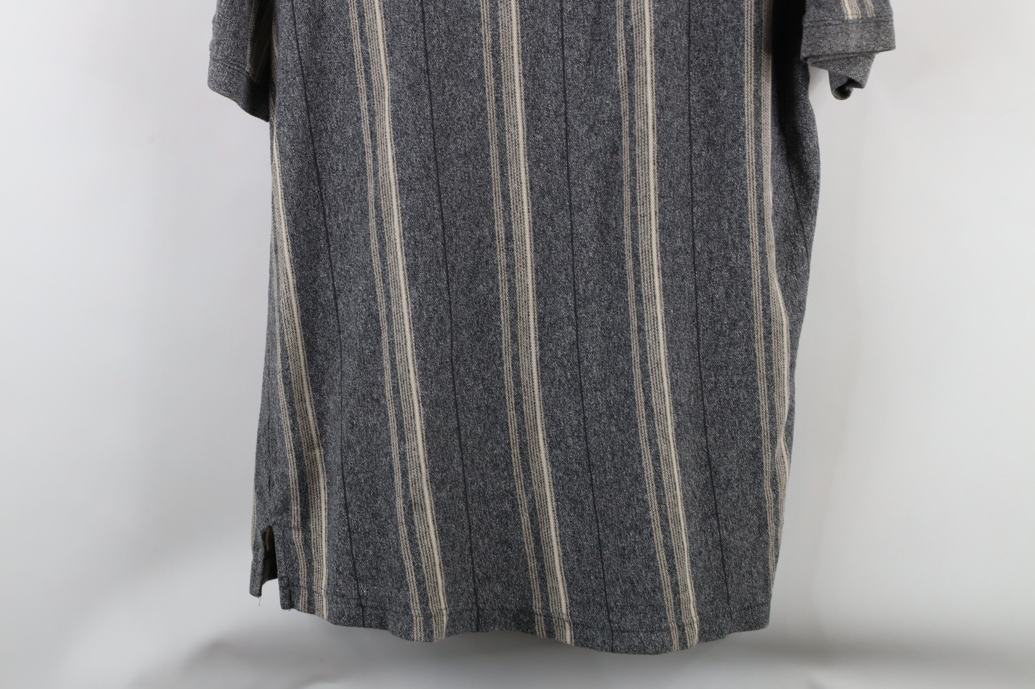 Vintage Vintage 90s Streetwear Striped Knit Collared Polo Shirt Size US M / EU 48-50 / 2 - 11 Thumbnail