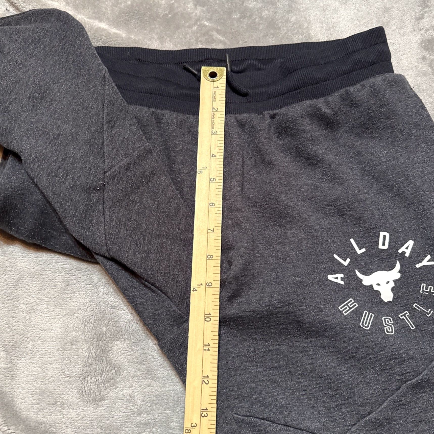 Under Armour Under Armour Project Rock Joggers Mens Medium Gray Double Knit All Day Hustle Size US 31 - 7 Thumbnail